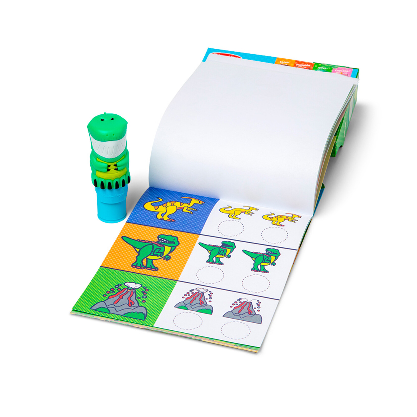Melissa & Doug Sticker Wow! - Bloc & estamp collant - Dino