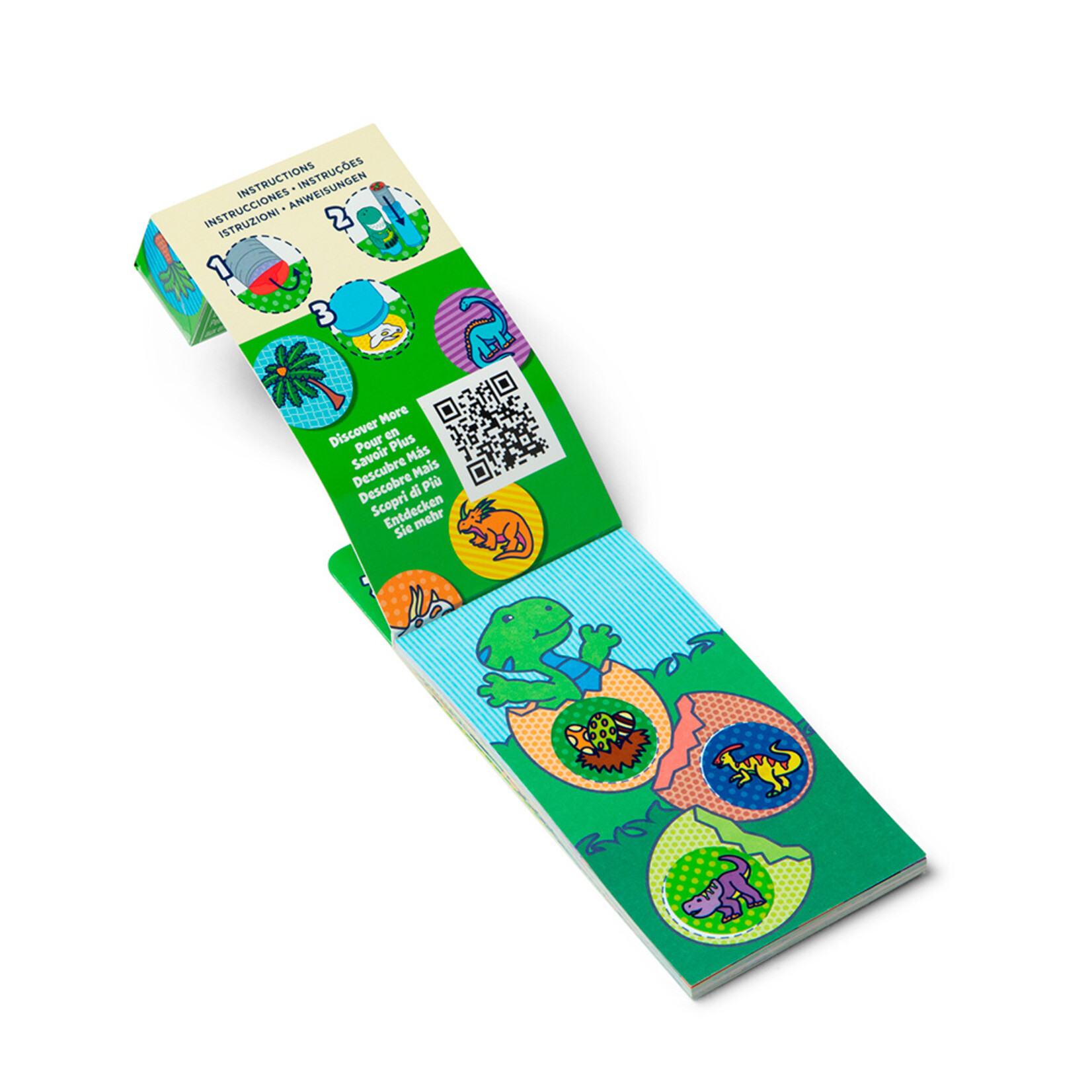 Melissa & Doug Sticker WOW! - Mini bloc & Recharge - Dinosaures