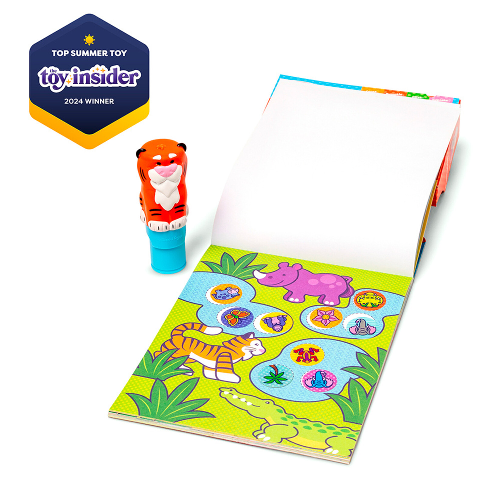Melissa & Doug Sticker Wow! - Bloc & estamp collant - Tigre