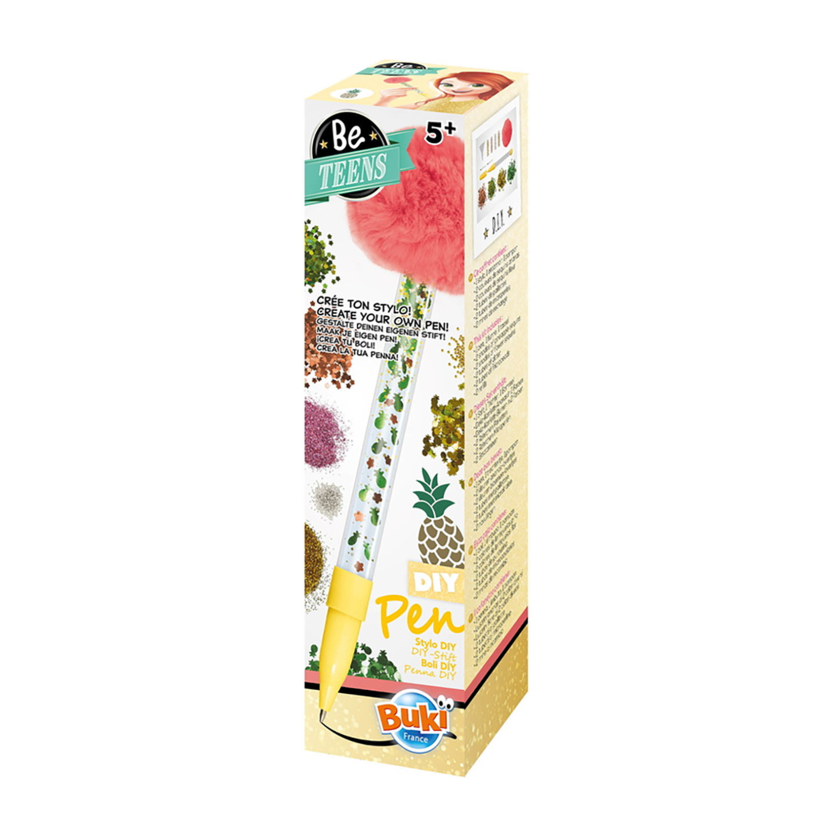 Buki France Buki Be Teens - Stylo DIY - Jaune
