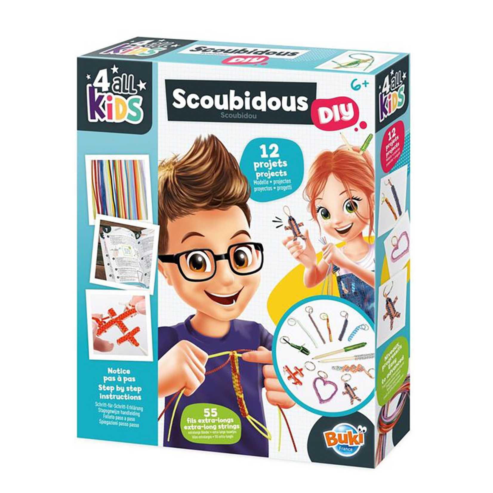Buki France Buki France - Scoubidous DIY (Multilingue)