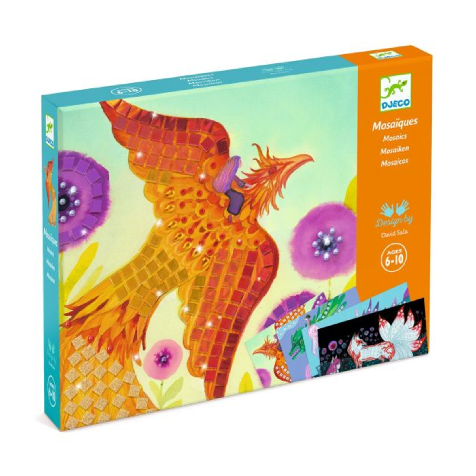 Djeco Kit mosaïques - Créatures légendaires (Multilingue)