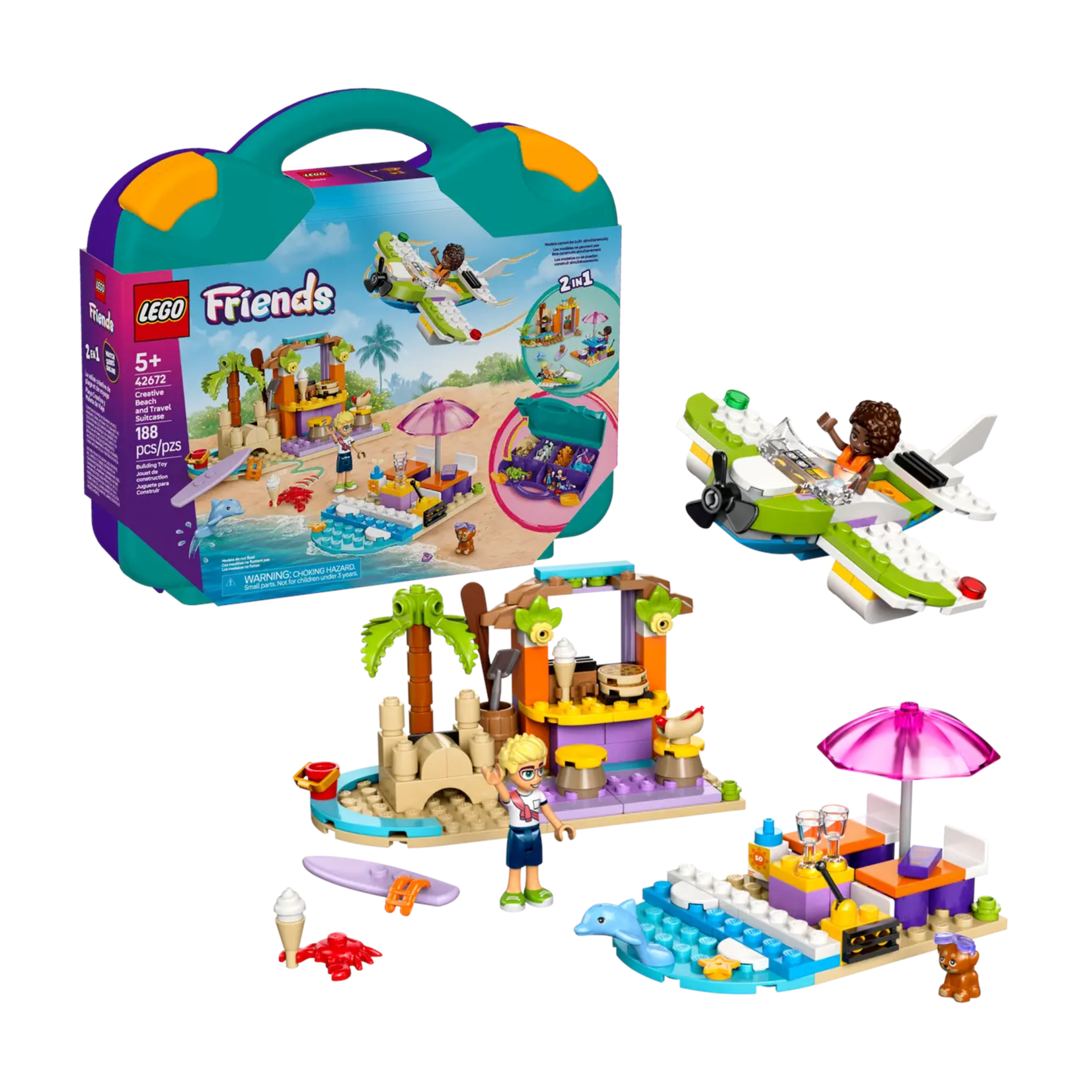 Lego Lego - 42672 - Friends - La valise créative de plage