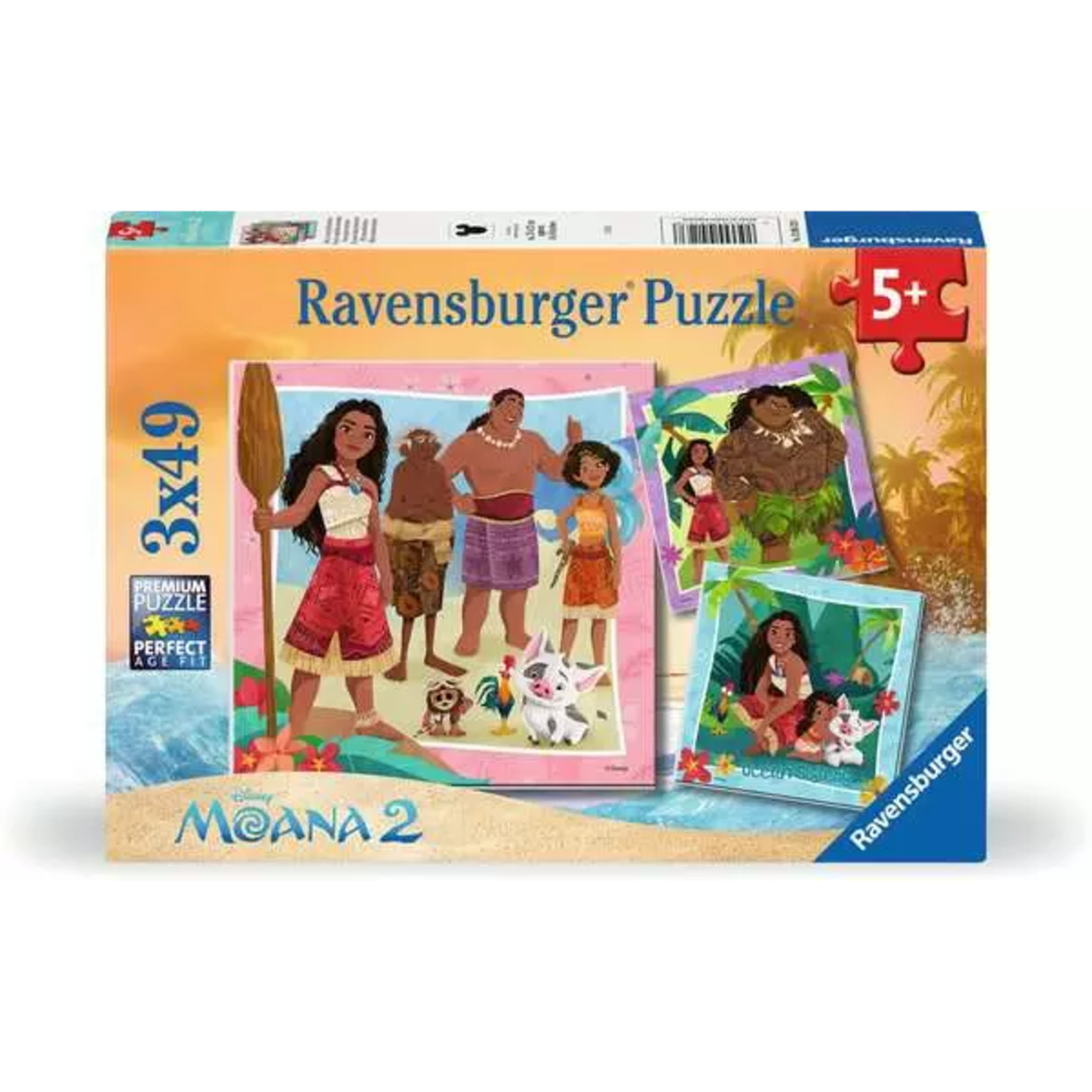 Ravensburger PZ3X49 - Moana 2 - Vers de nouvelles aventures