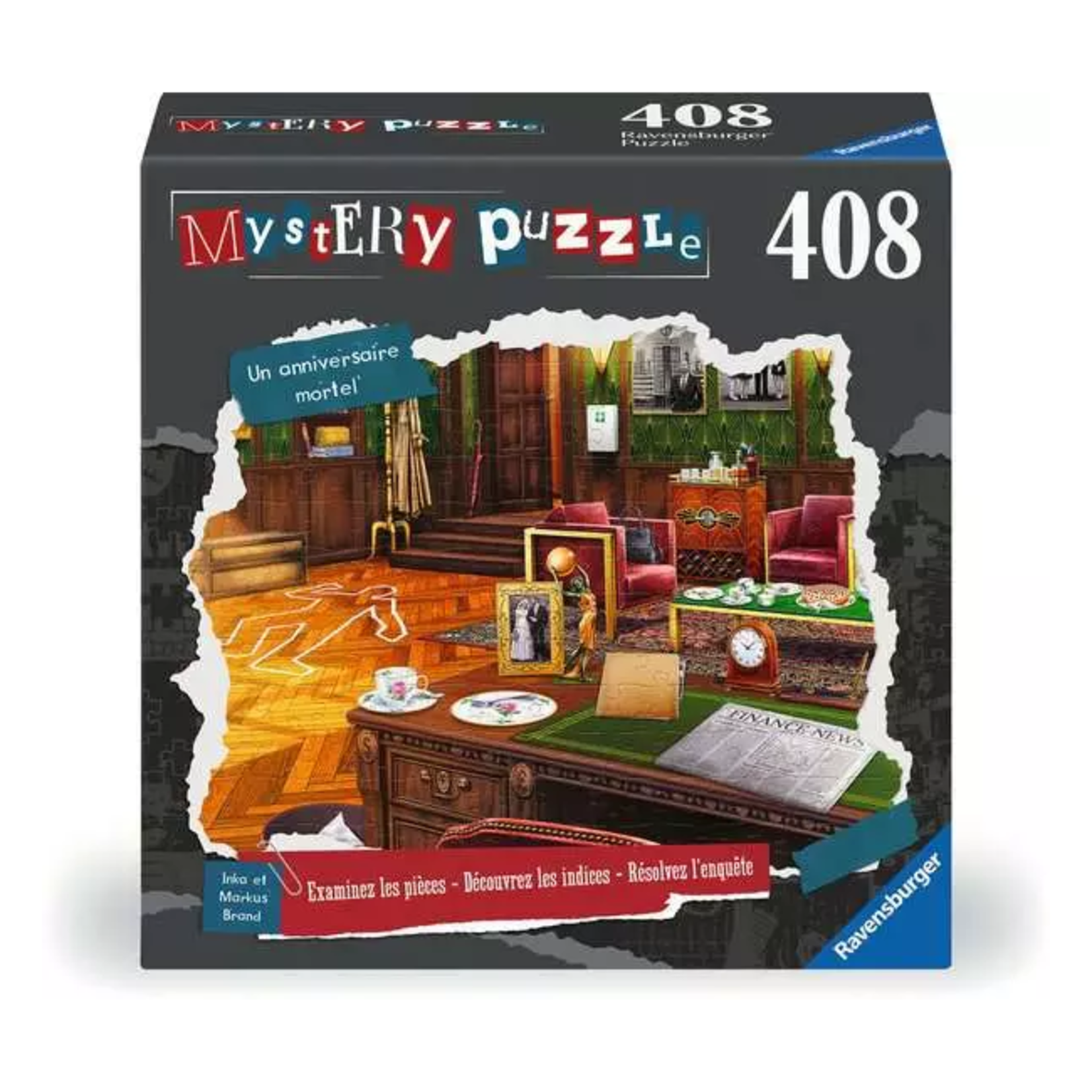 Ravensburger PZ408 - Mystery puzzle - Un anniversaire mortel