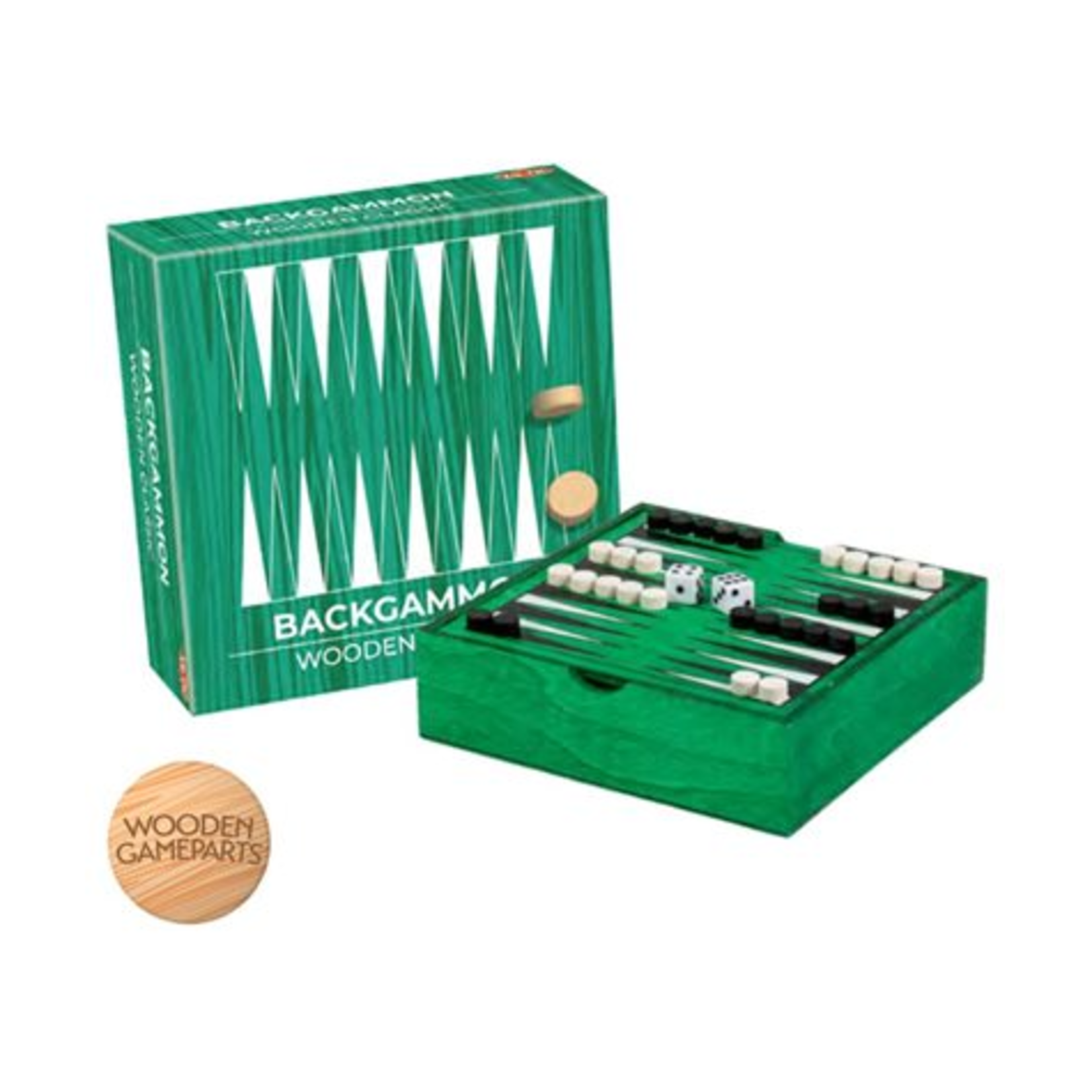 Tactic Petit jeu de backgammon en bois