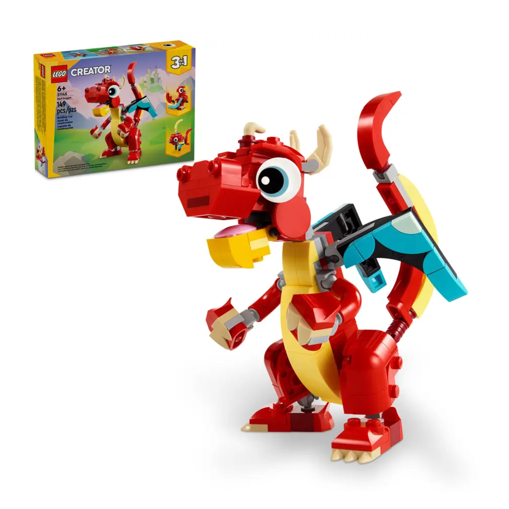 Lego Lego - 31145 - Creator - Dragon rouge