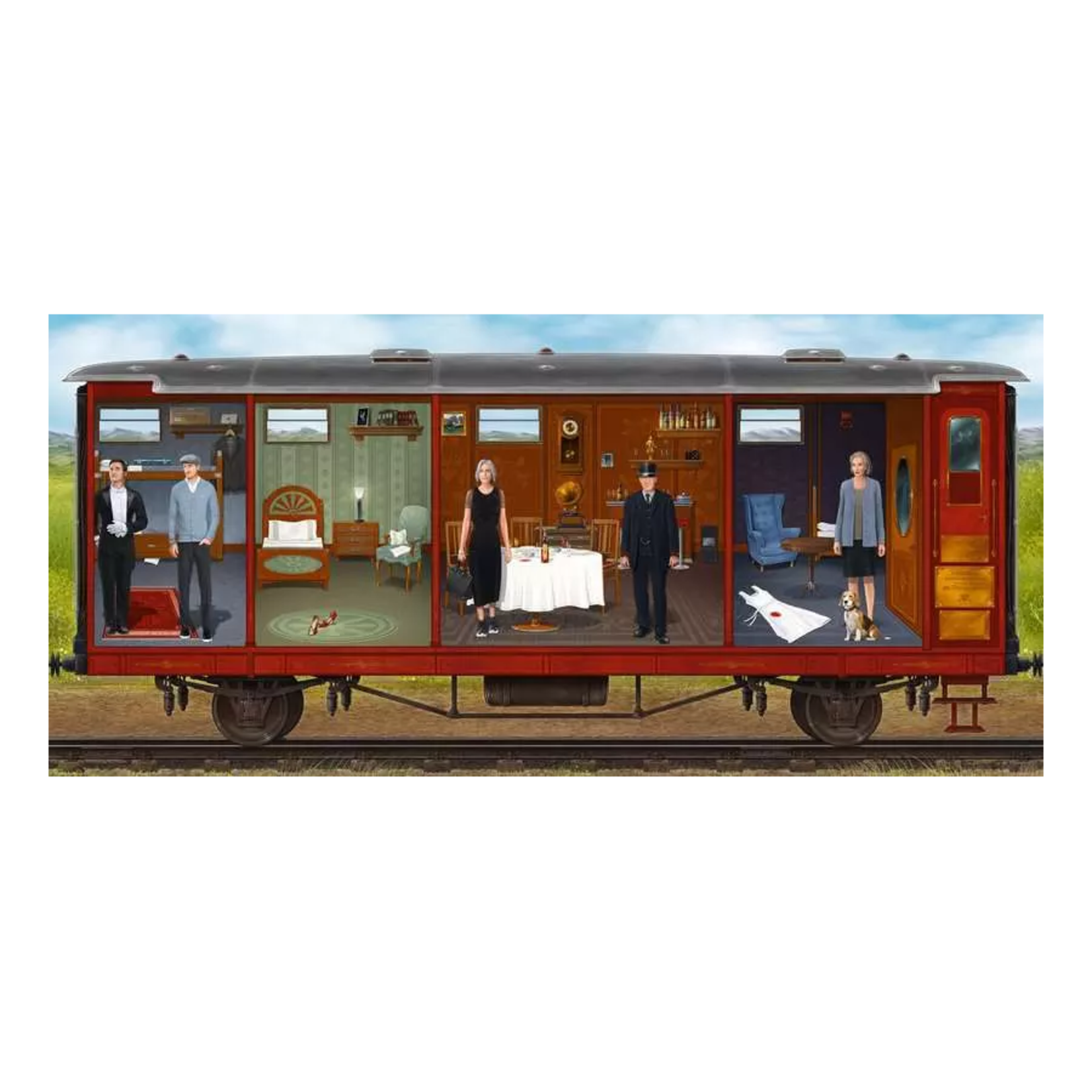 Ravensburger PZ264 - Mystery puzzle - Le feu perdu
