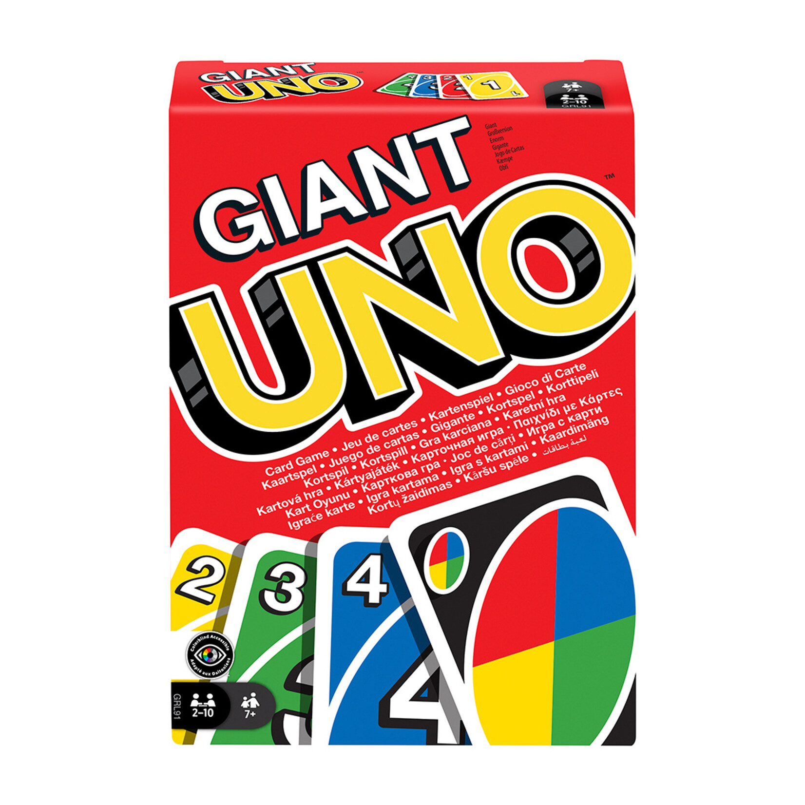 Mattel Games Uno géant (Multilingue)