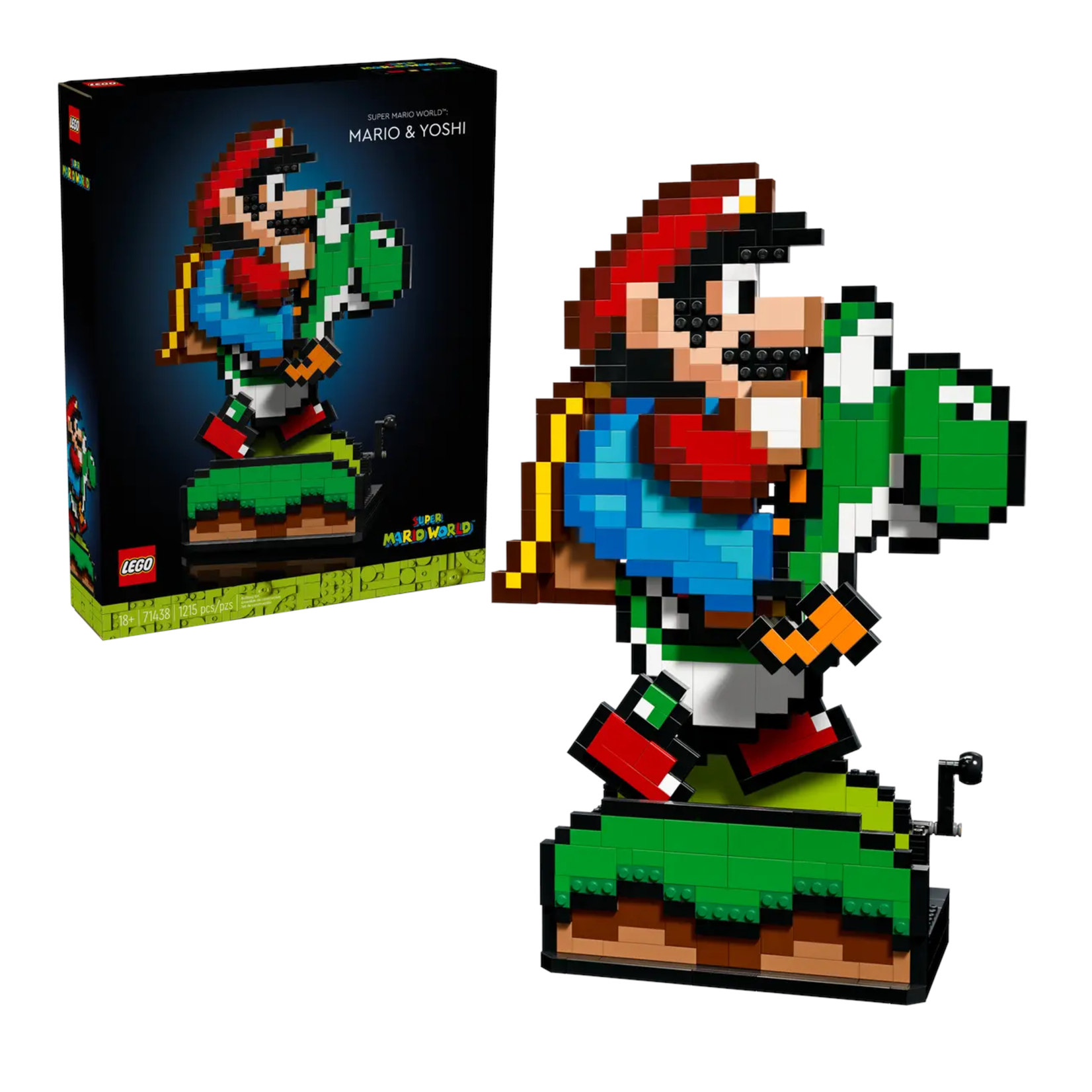 Lego Lego - 71438 - Icons - Super Mario World - Mario et Yoshi (Ramassage seulement)