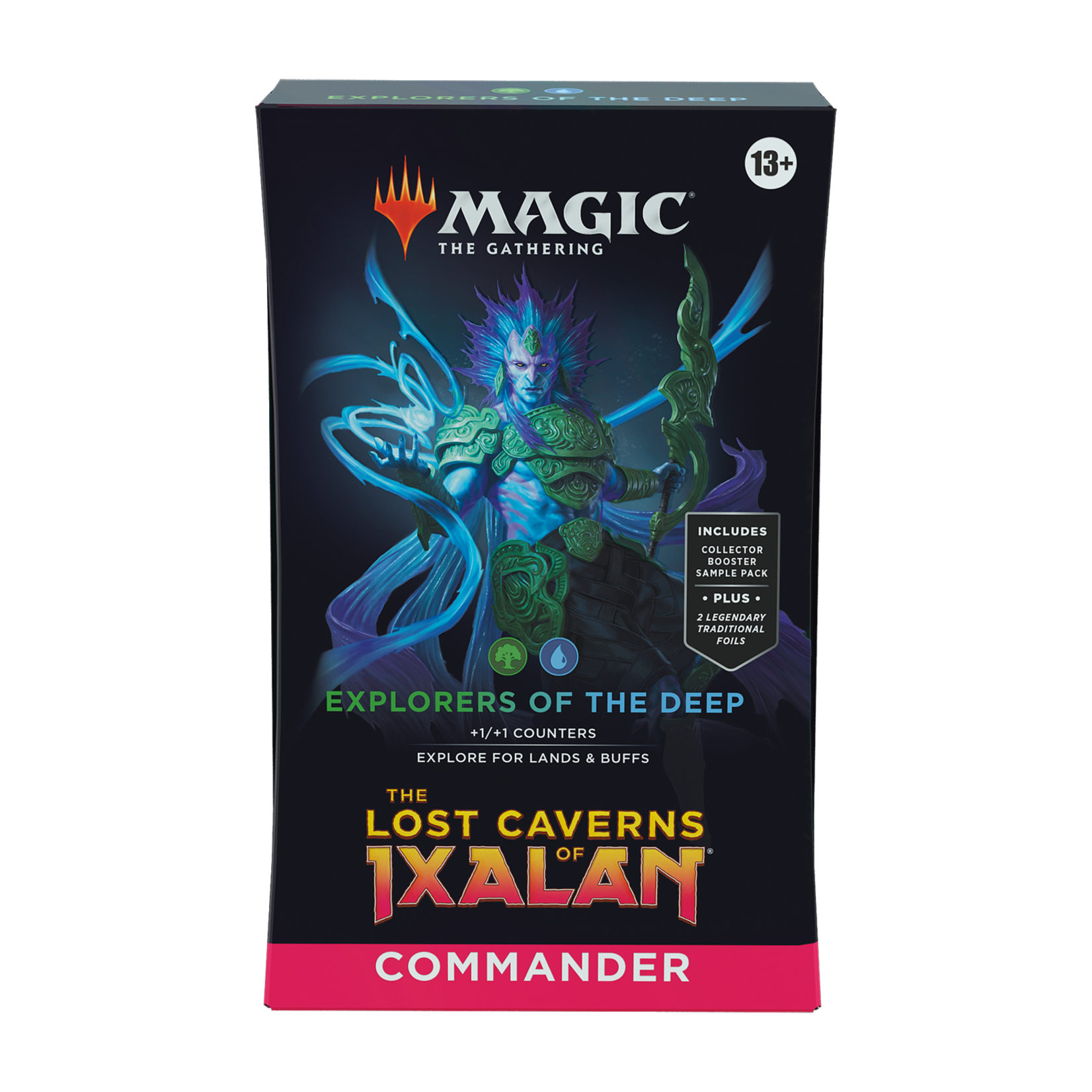Wizard of the coast Magic the Gathering -  The Lost Caverns of Ixalan - Commander - Explorers of the deep