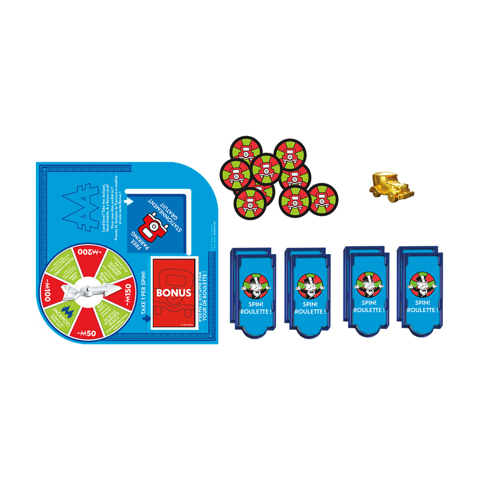 Hasbro Monopoly - Ext - Jackpot - Stationnement gratuit (Multilingue)