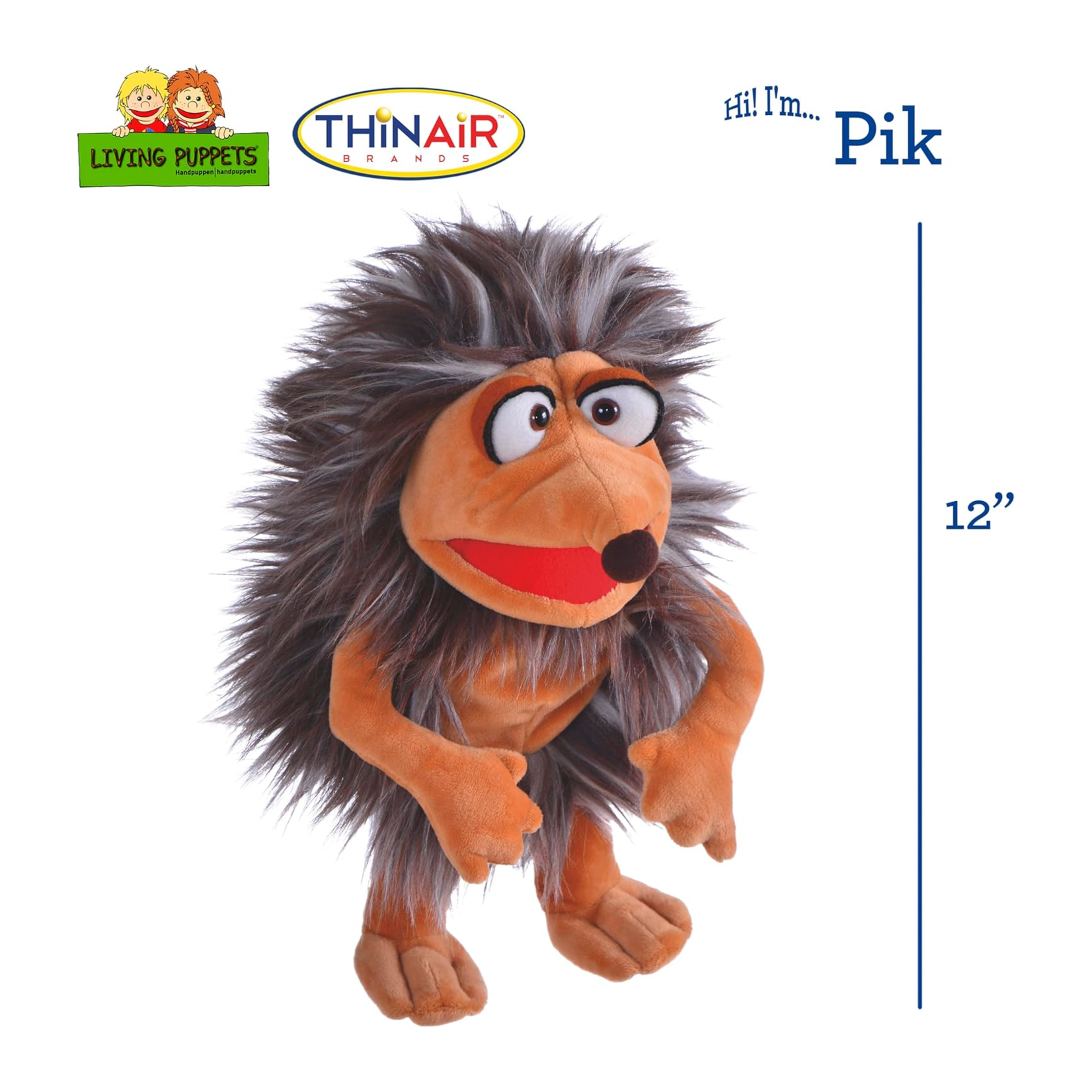 Thinair Brands Marionnette - Living puppets - Pik - 12 pouces