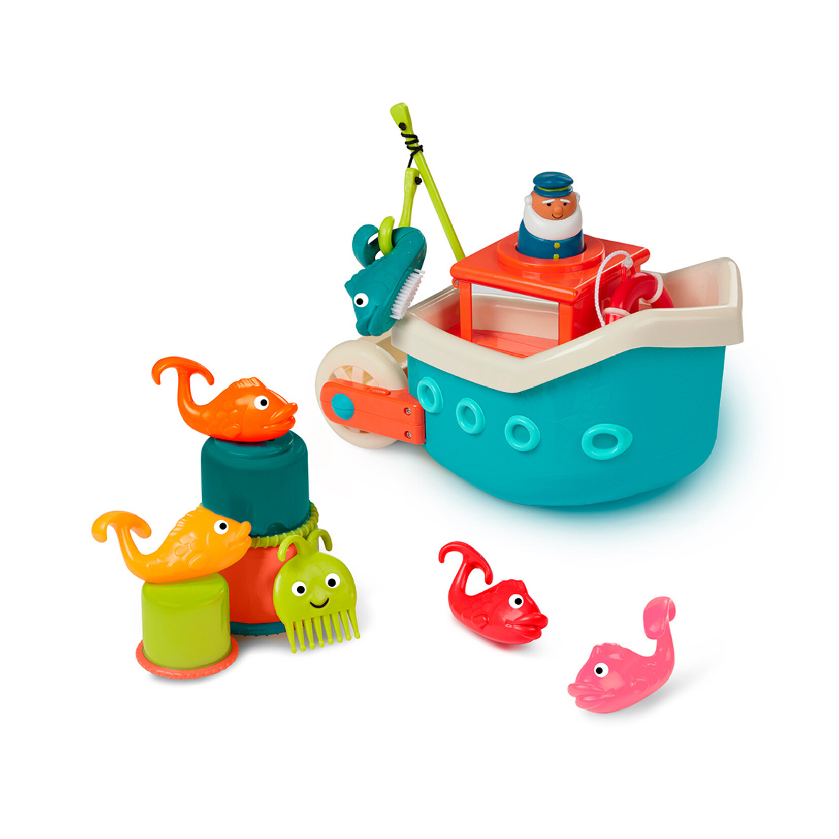 B.Toys B.Toys - Bateau de pêcheur Fish & Splish