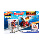 Mattel Games Hot Wheels City - Coffret de jeu pliable - Réservoir explosif