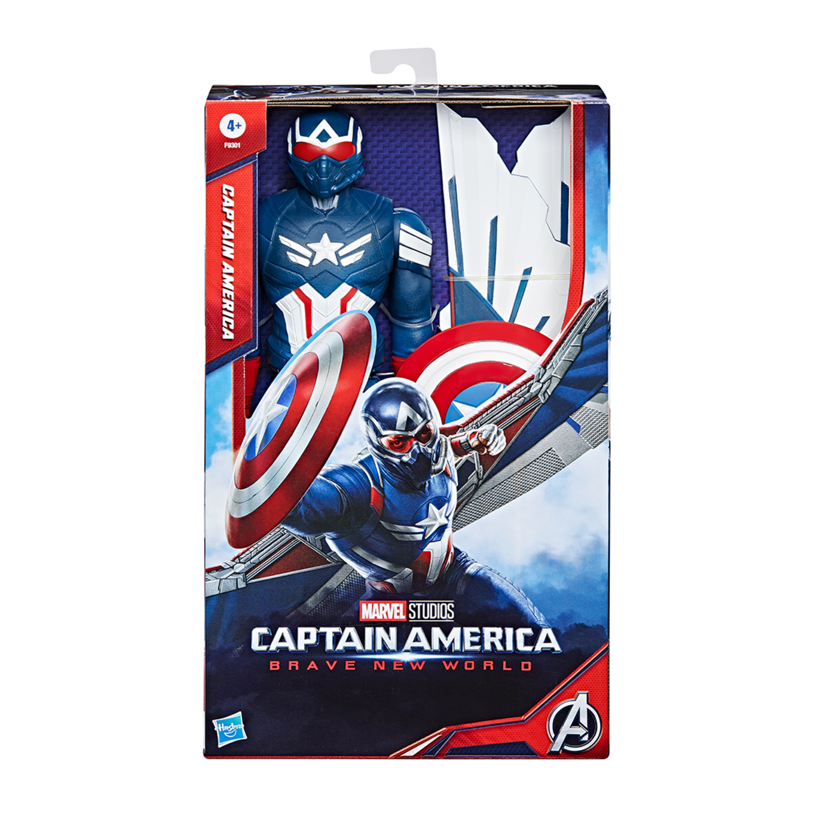 Mattel Games Avengers - Capitaine América de luxe titan - Captain america