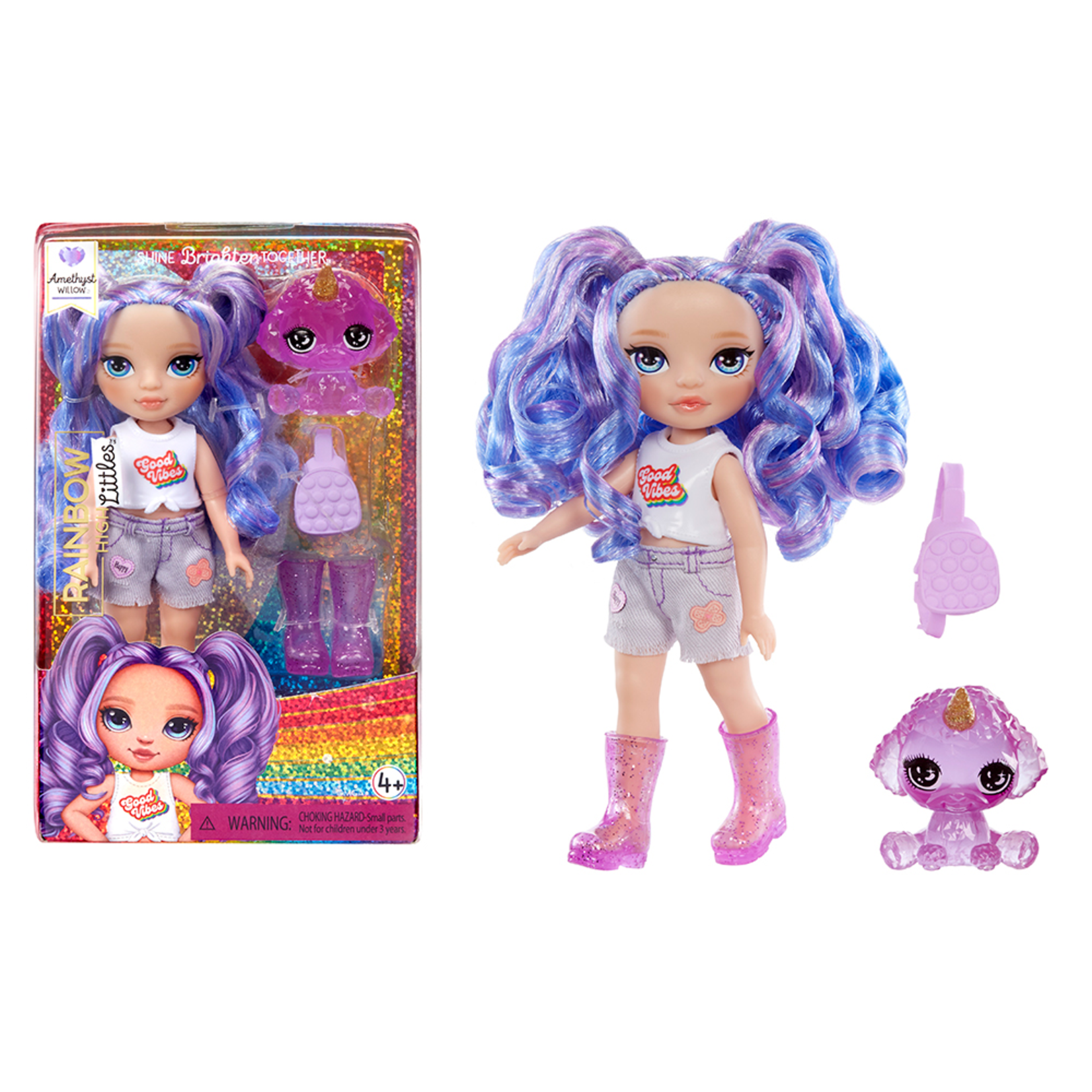 MGA Rainbow High Littles - Poupée - Amethyst