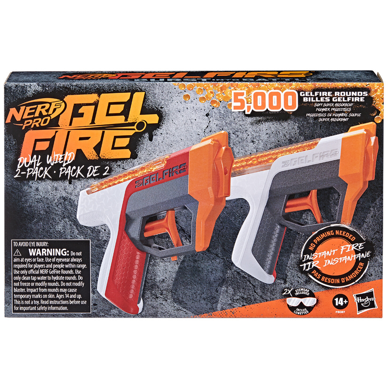 Nerf Gelfire - Ensemble double maniement
