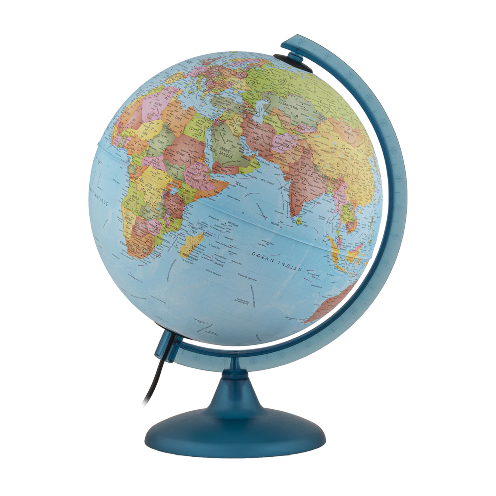 Globe jour et nuit 25 cm FR