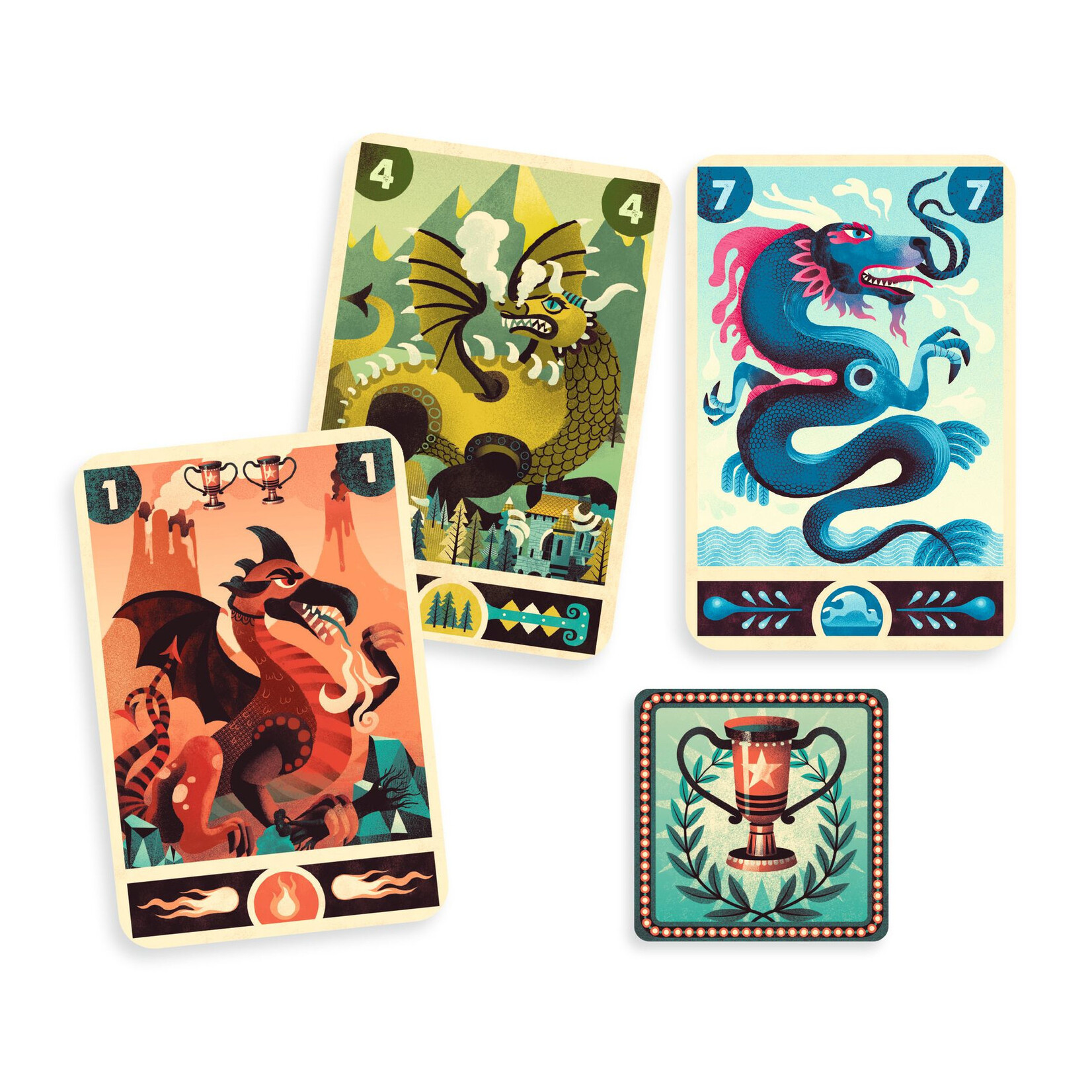 Djeco Dragon deck (Multilingue)