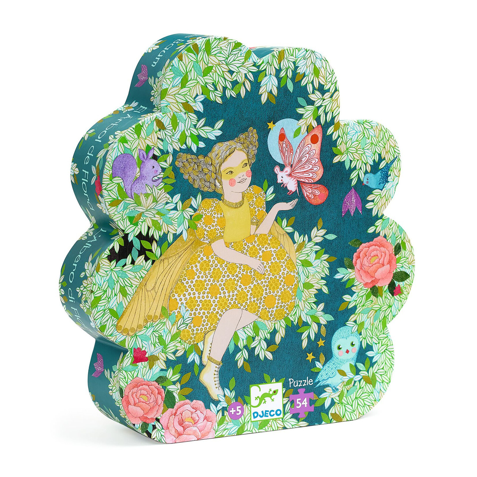 Djeco PZ54 - Puzzle silhouette - L'arbre de Flora