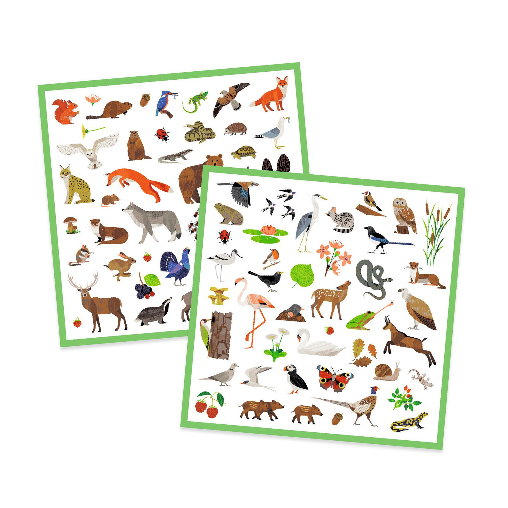 Djeco Autocollants - Faune