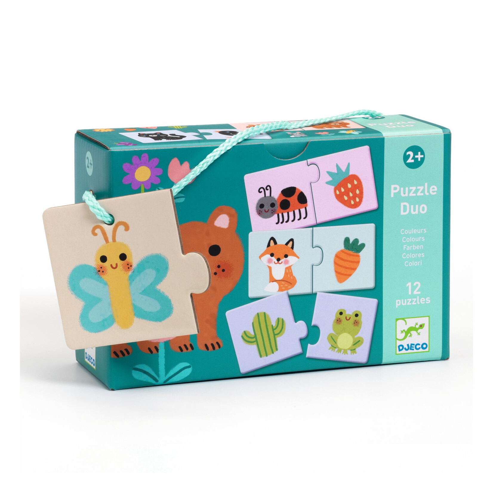Djeco Puzzle duo - Couleurs