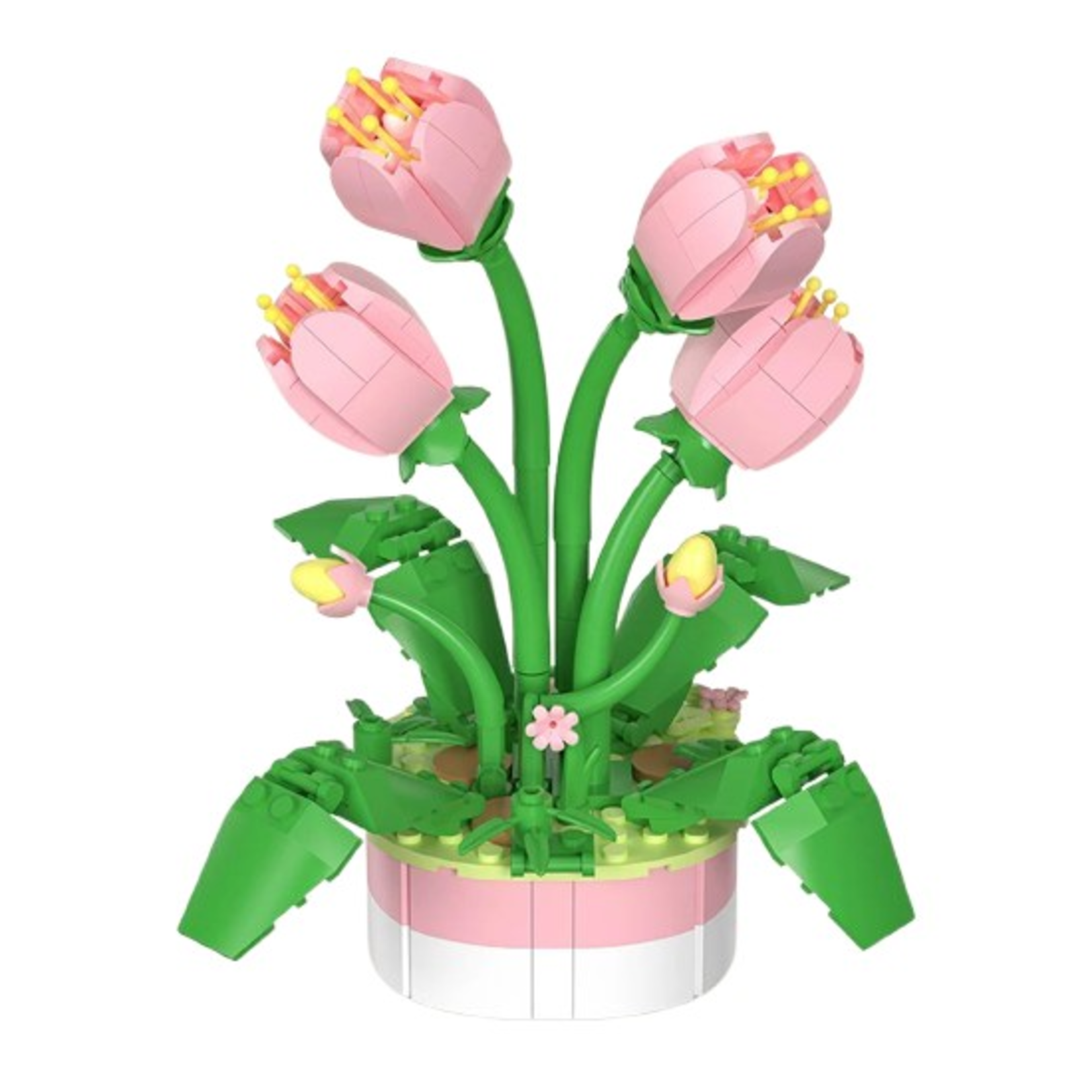 Pintoo Mini Briques - 317 pcs - Tulip (English)