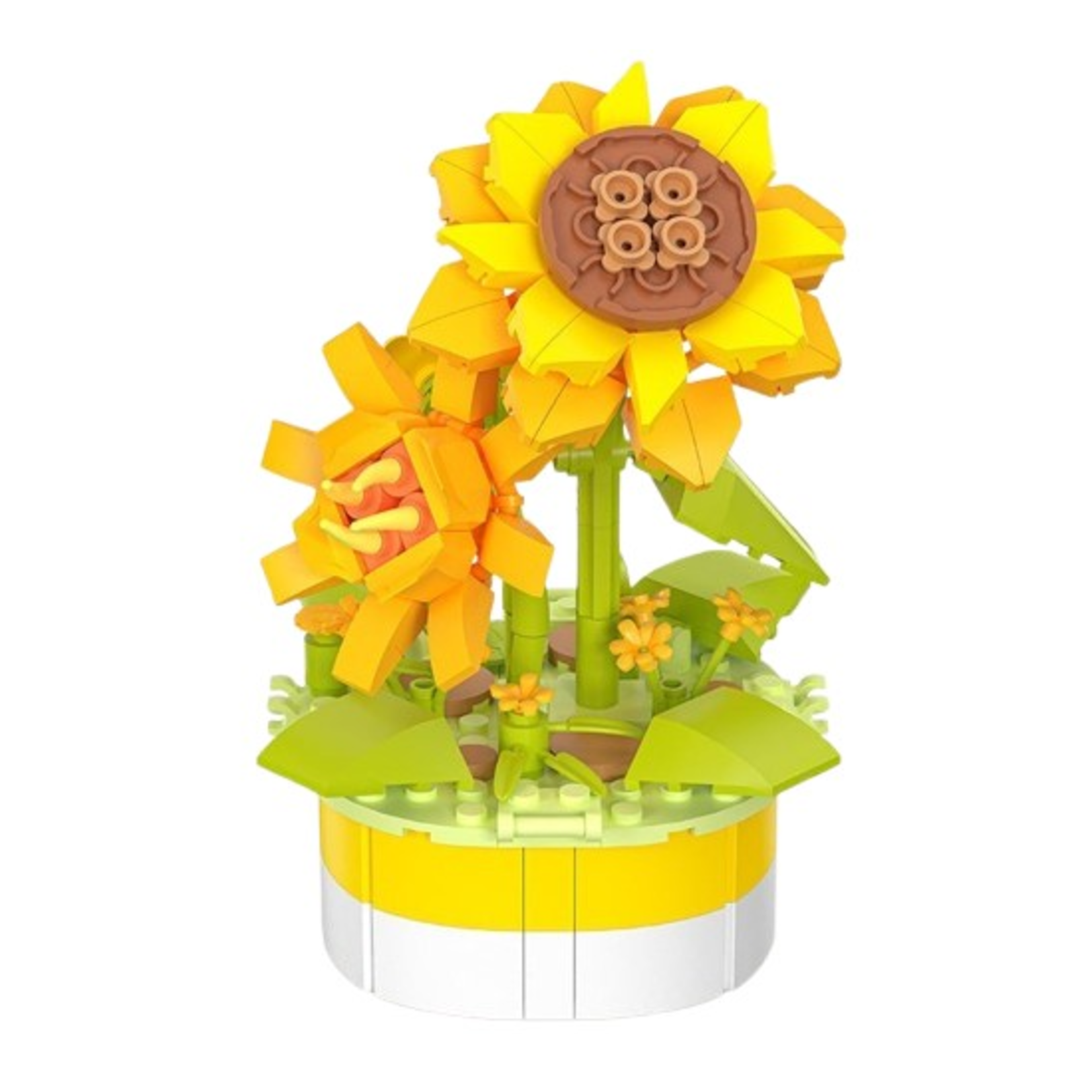 Pintoo Mini Briques - 255 pcs - Sunflower (English)