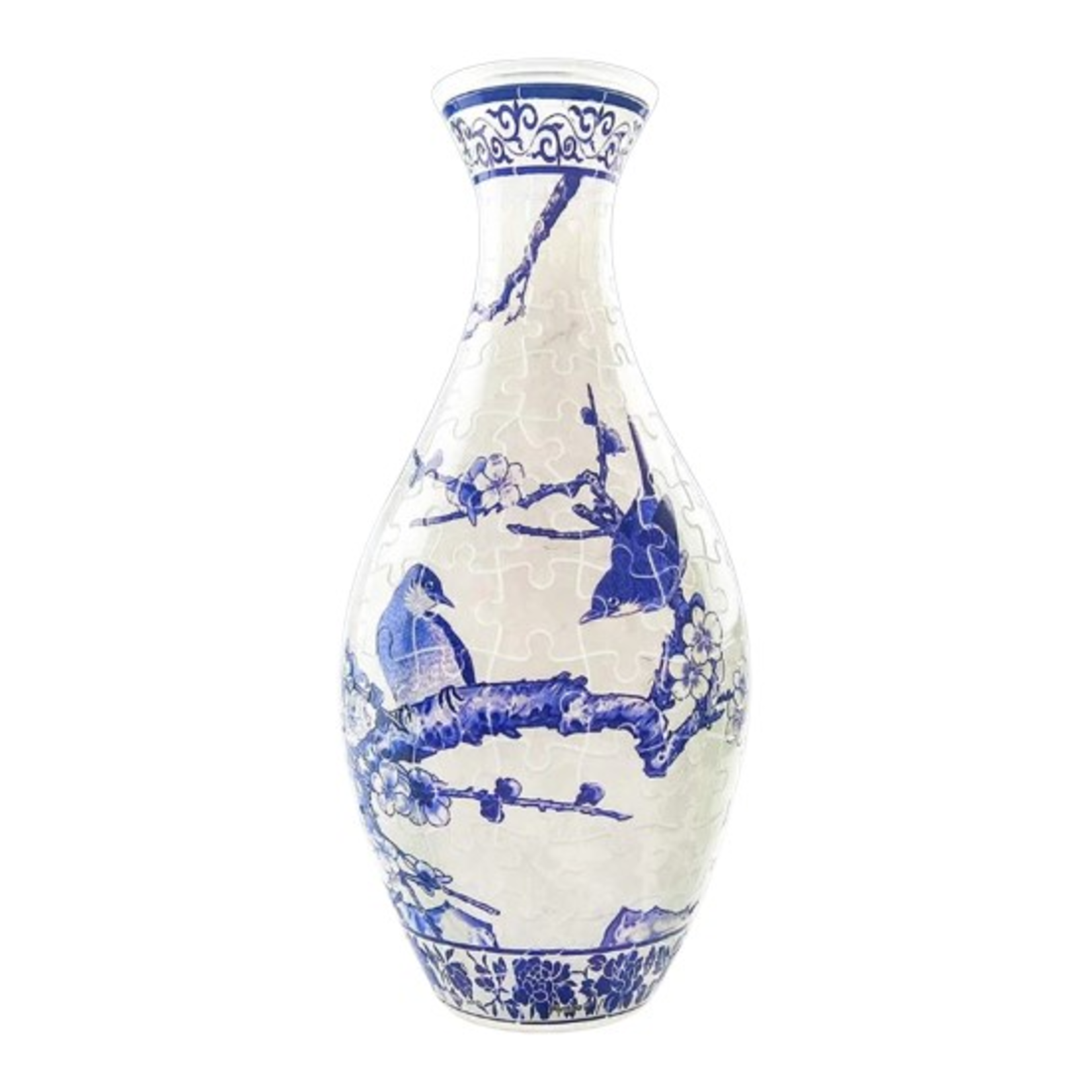 Pintoo PZ3D160 - Vase de fleurs - Magpies on plum tree (English)