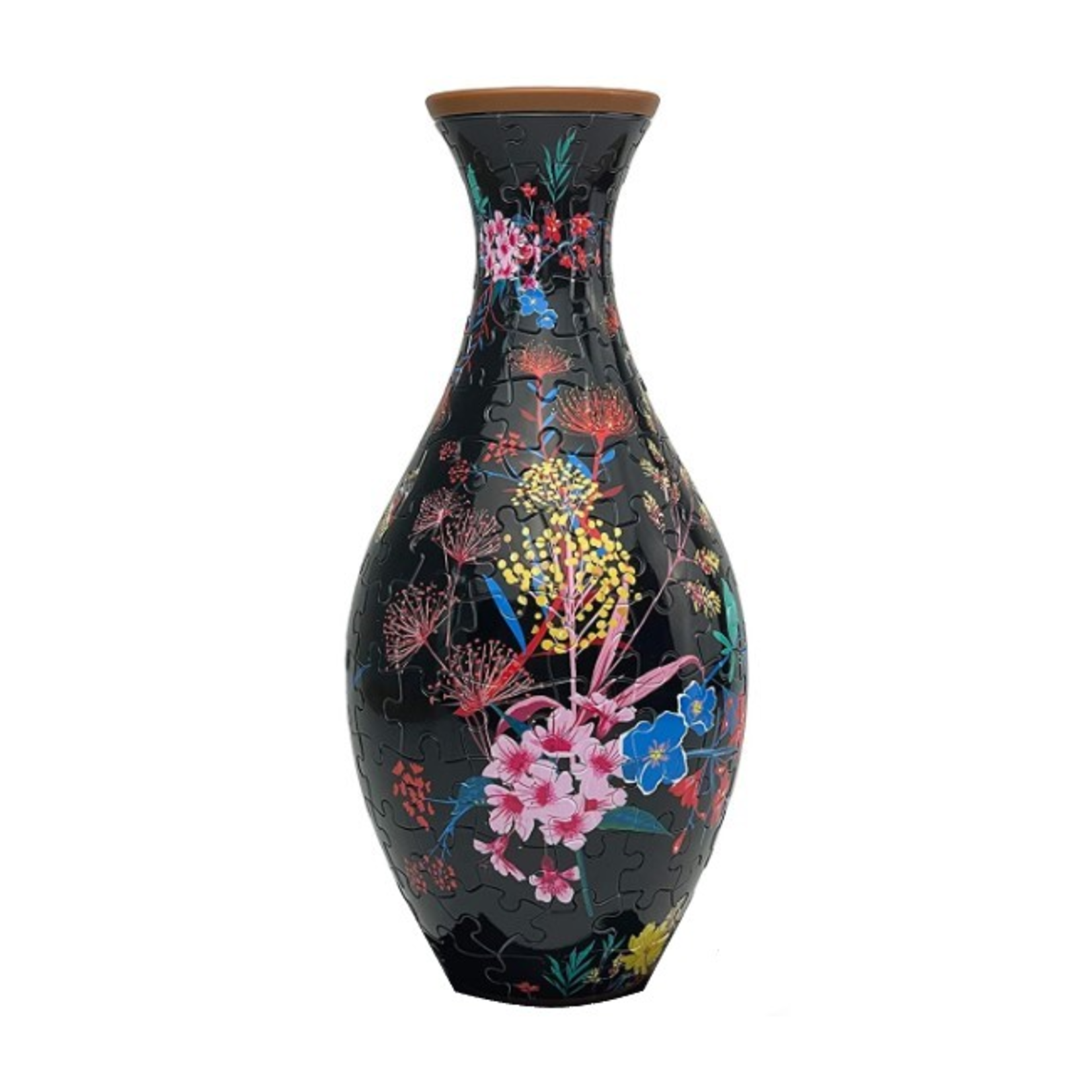 Pintoo PZ3D160 - Vase de fleurs - Elegant floral print (English)