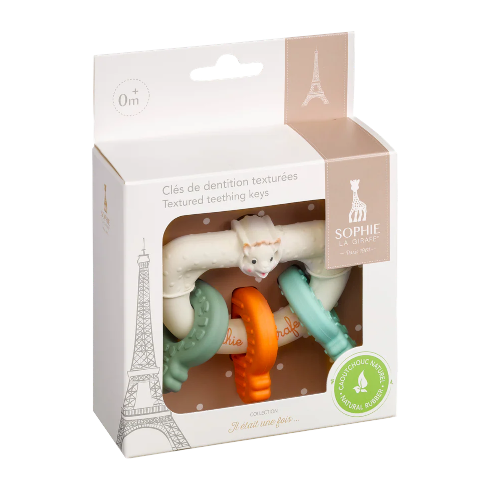 Sophie la girafe - Clés de dentition texturées