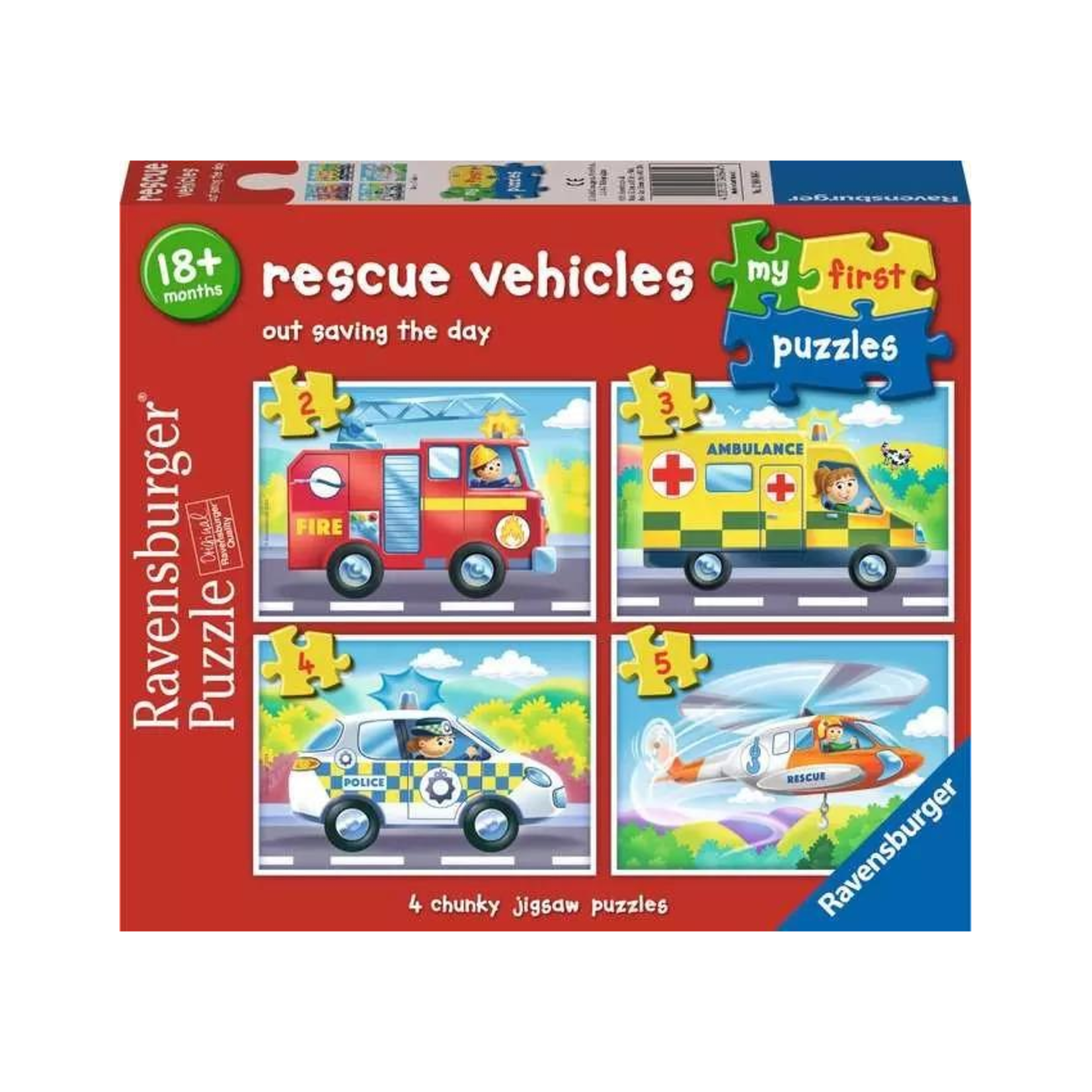 Ravensburger PZ2,3,4,5 - Véhicules de Secours