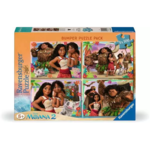 Ravensburger PZ4X100 - Moana 2 - Aventures en Océanie
