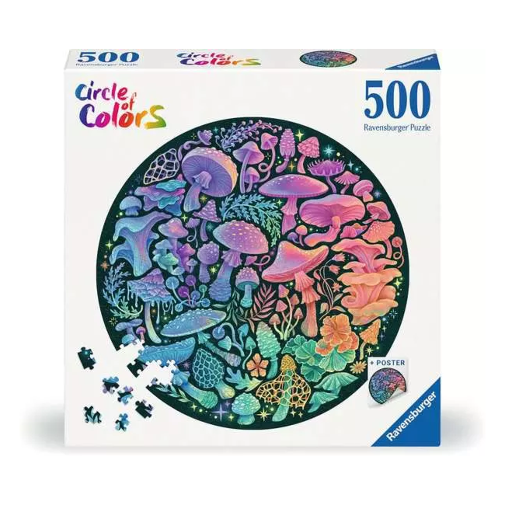 Ravensburger PZ500 - Circle of colors - Champignons
