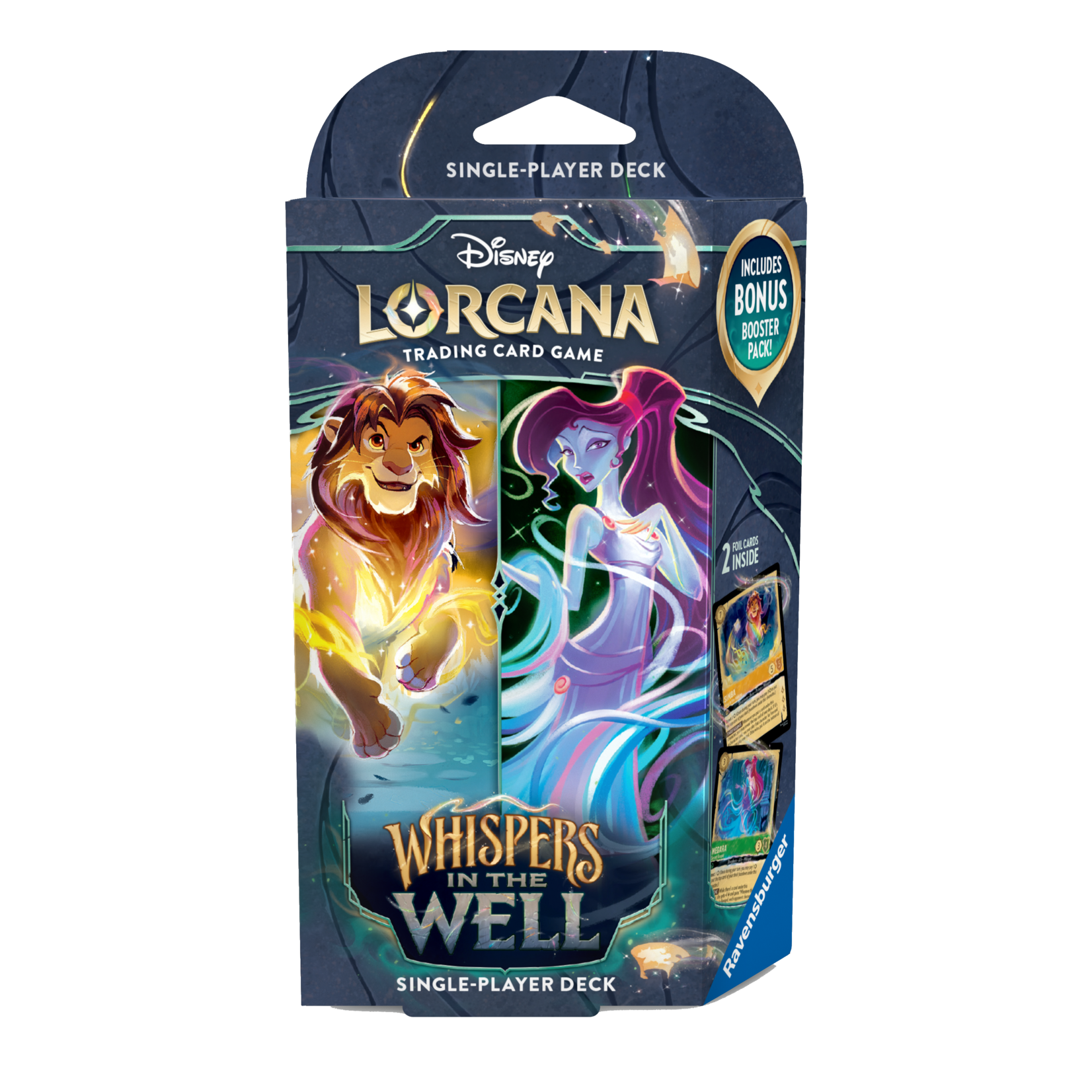 Ravensburger PRÉCOMMANDE - Disney Lorcana - Whisper in the Well - Starter Deck - Simba & Megara (English)