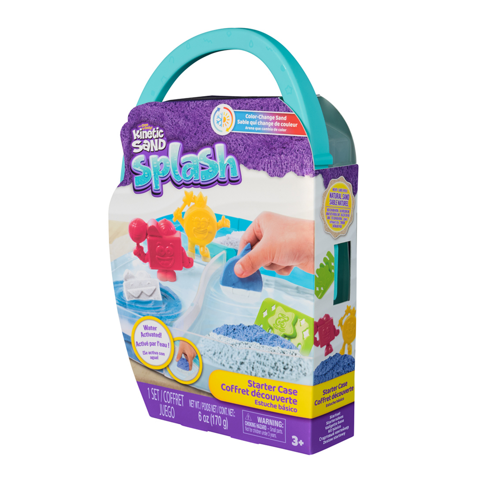 Spin Master Kinetic Sand - Coffret de départ Splash (Multilingue)