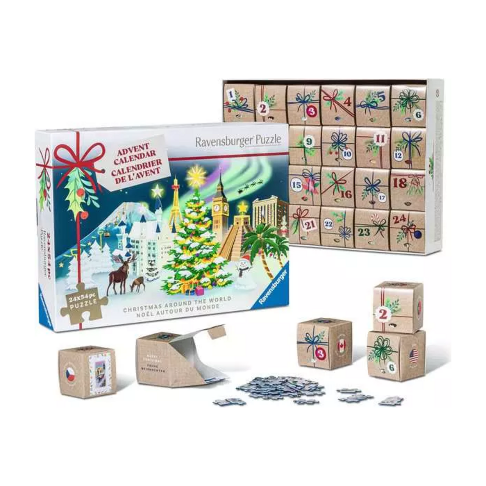 Ravensburger PZ24X54 - Calendrier de l'avant (Multilingue)