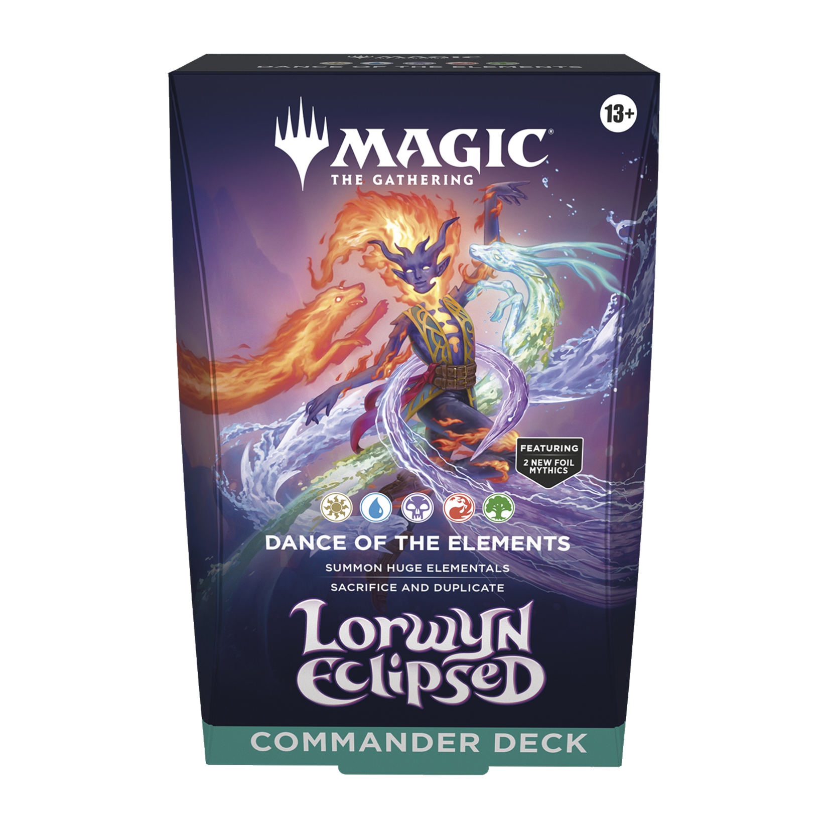 Wizard of the coast PRÉCOMMANDE - Magic the Gathering - Lorwyn Eclipsed - Commander Deck - Dance of the Elements (English)