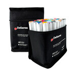 Deserres Ensemble de marqueurs de 48 pièces alcool double pointe