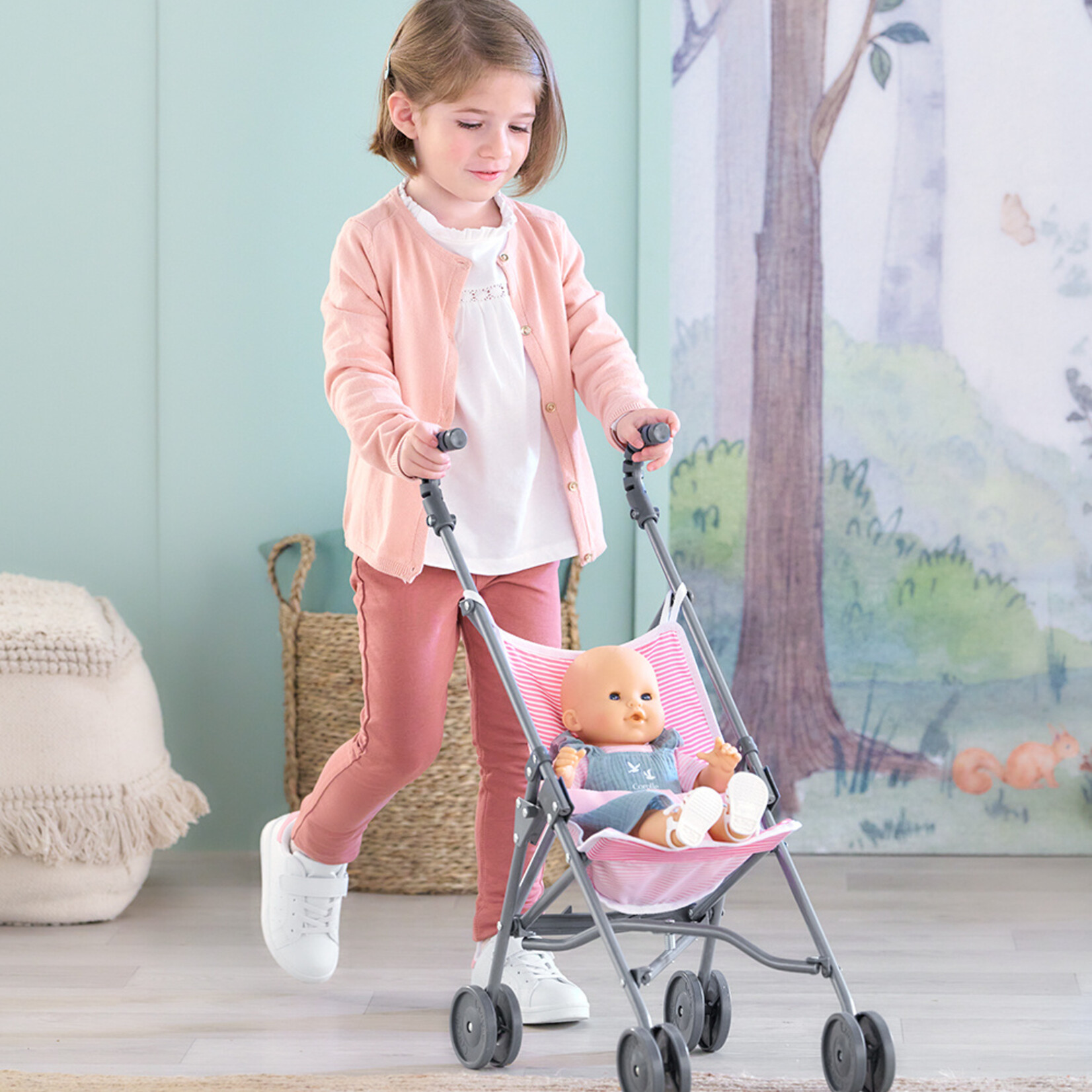 Corolle Corolle - Poussette rose pour poupée de 36-42cm (Ramassage seulement)