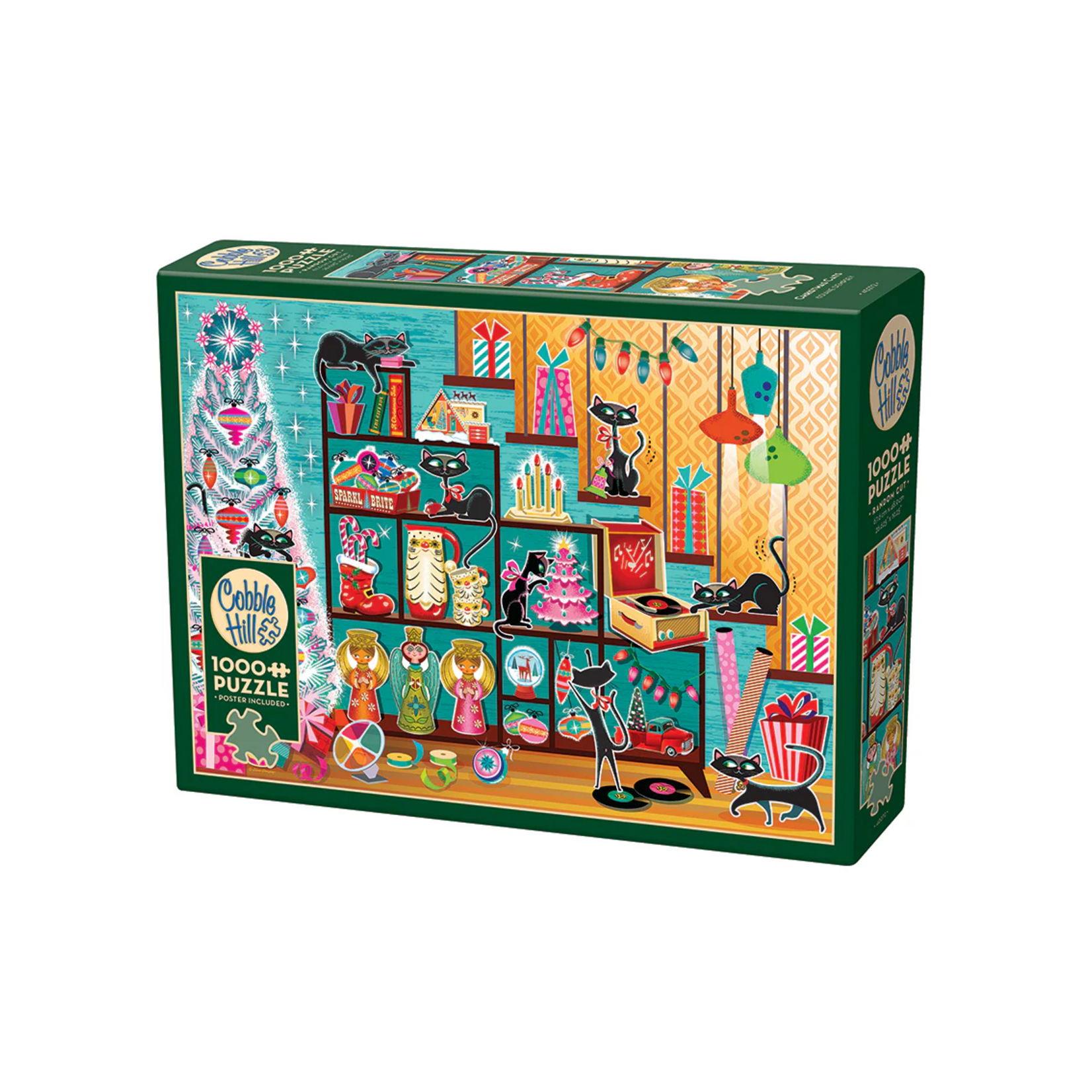 Cobble Hill PZ1000 - Christmas Cats