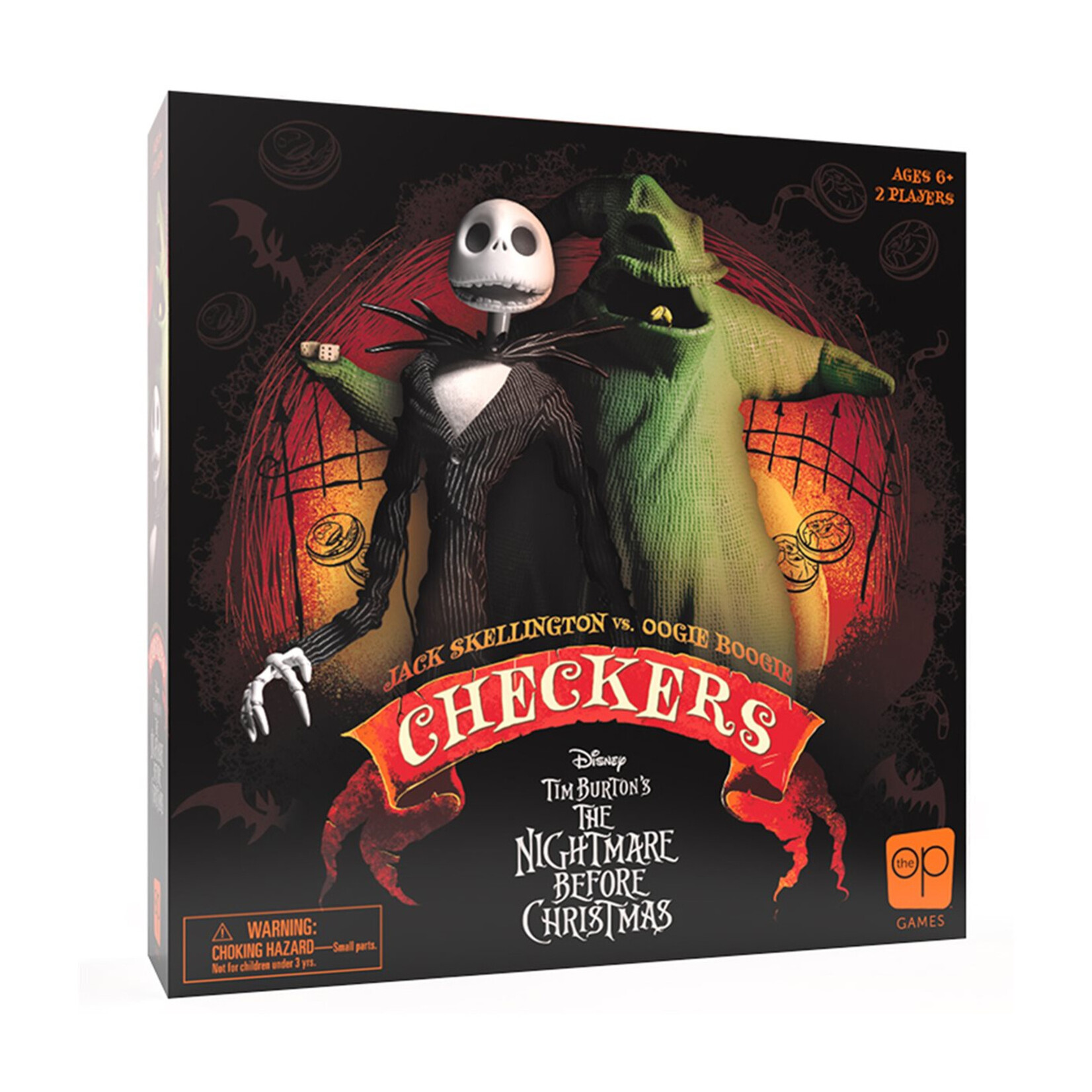 Op Games Disney The Nightmare Before Christmas - Jeu de Dames