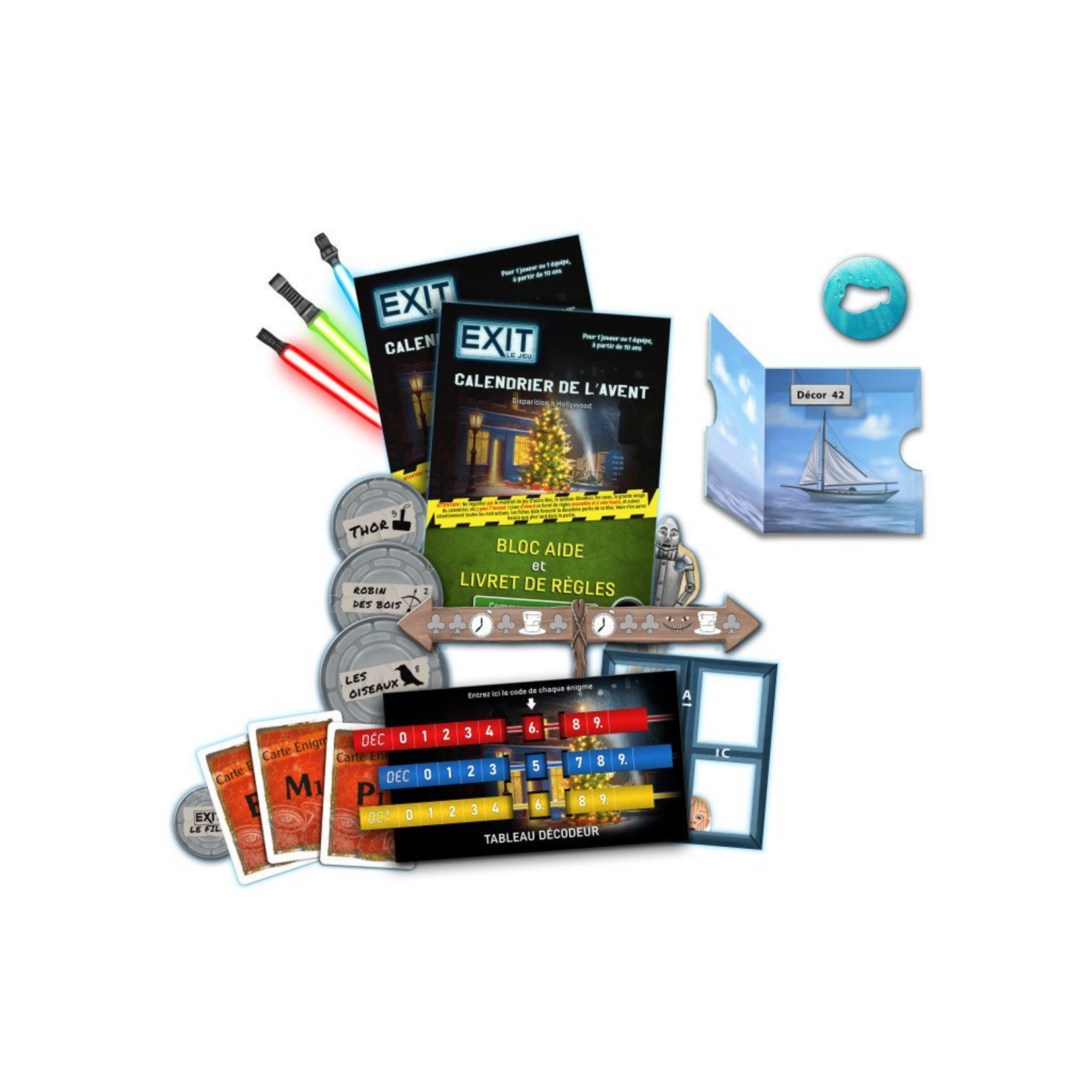 Iello Exit - Calendrier de l'avent - Disparition à Hollywood FR