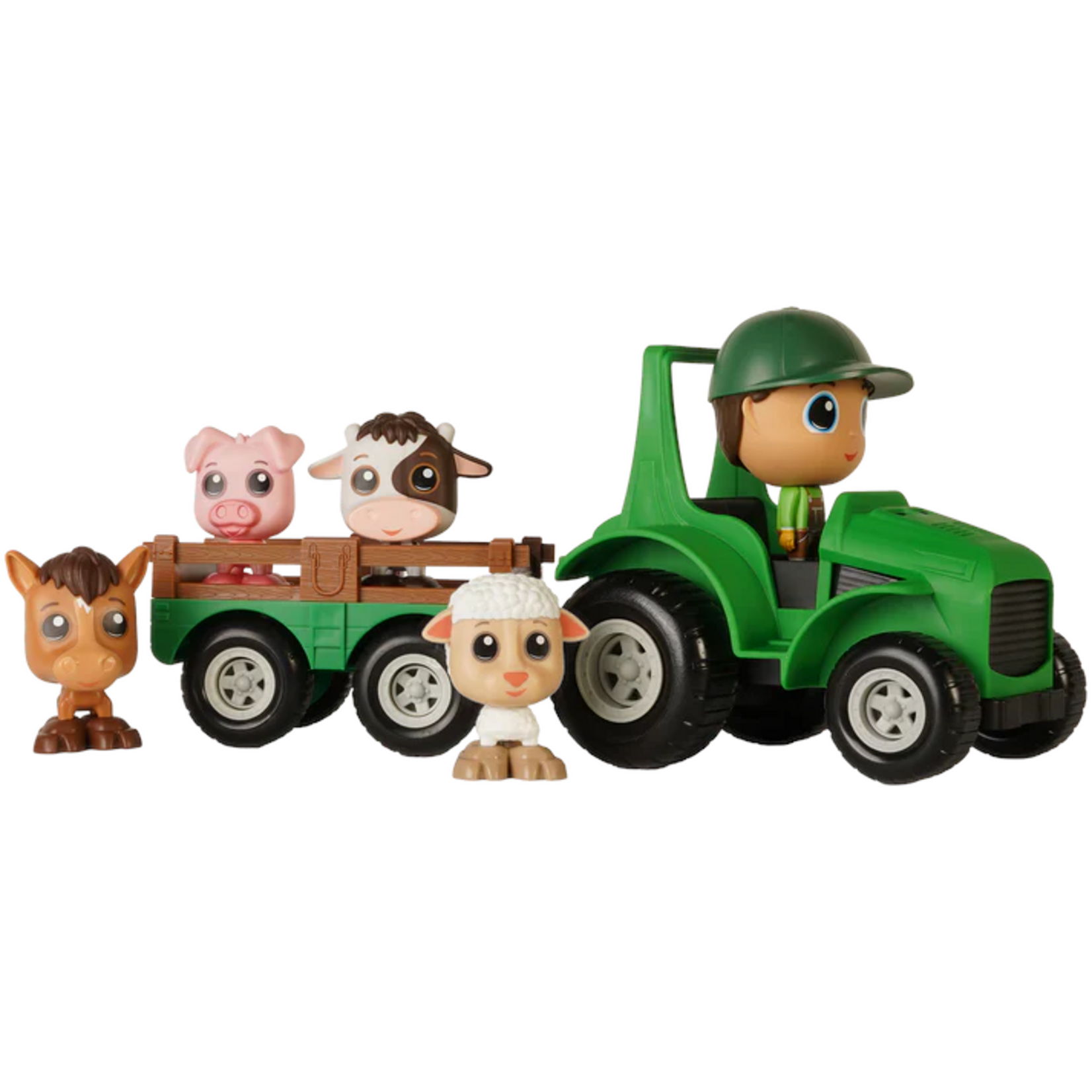 Flek Flek - Ensemble Tracteur & Remorque avec Figurine - Sam (Multilingue)