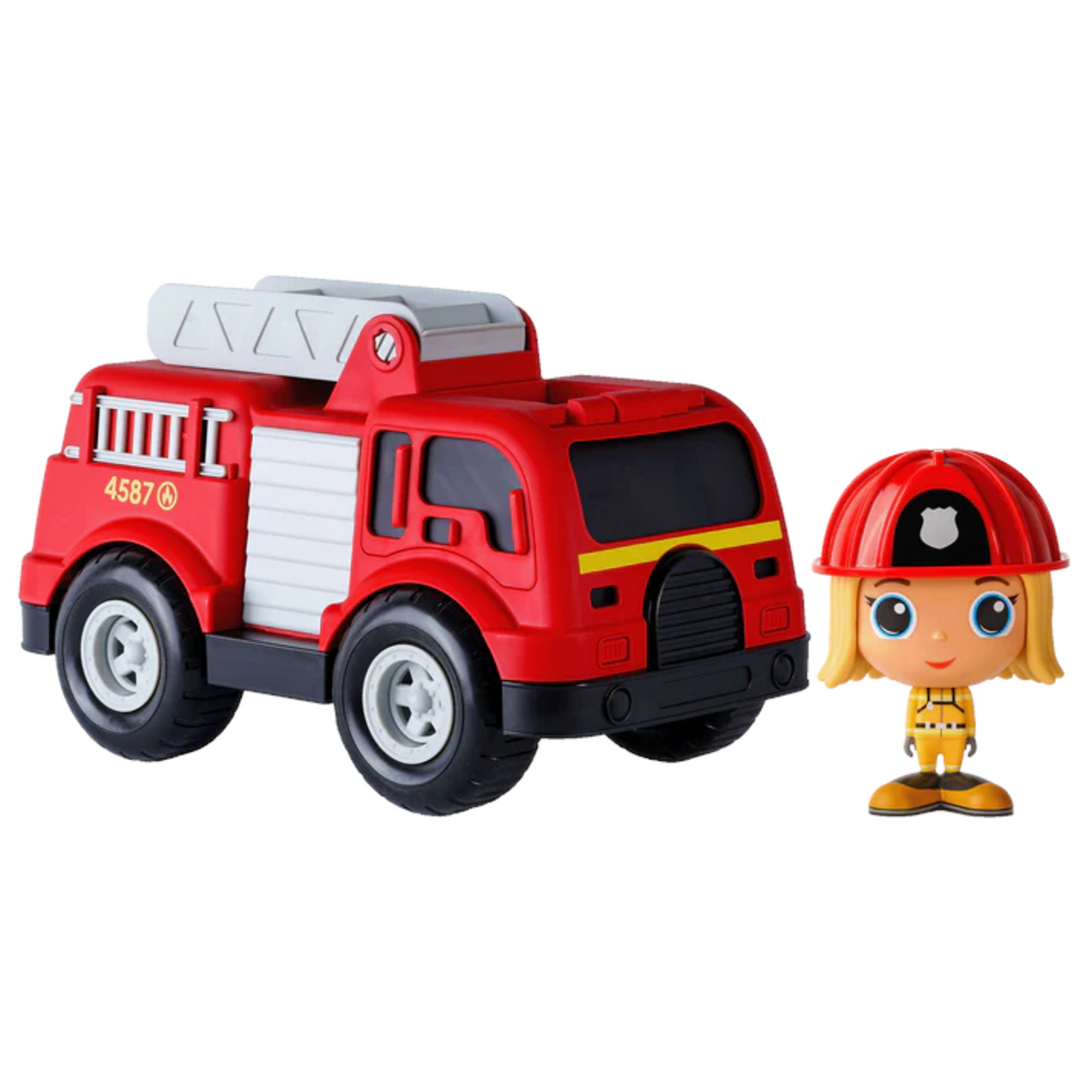 Flek Flek - Camion de pompier avec figurine - Azra