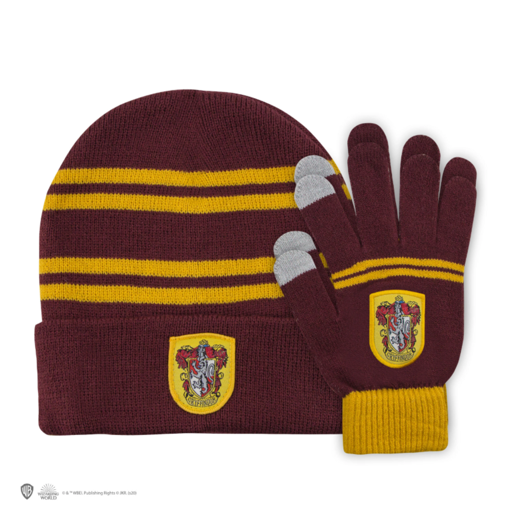 Cinereplicas Harry Potter - Ensemble de tuque et gants - Gryffindor - Griffondor - Enfant (Multilingue)