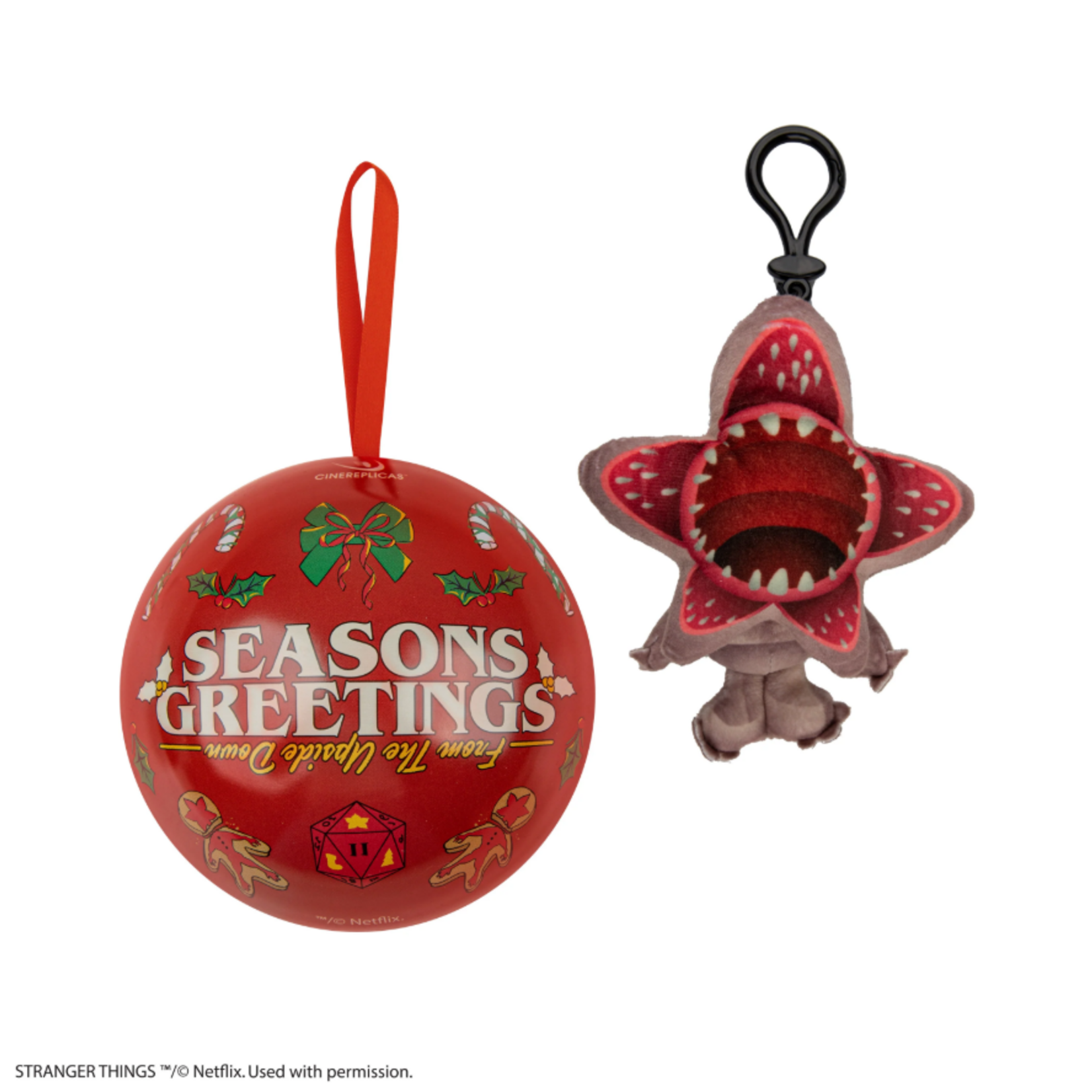 Cinereplicas Stranger Things - Capsule de Noël avec peluche Démogorgon