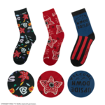 Cinereplicas Stranger Things - Ensemble de 3 chaussettes