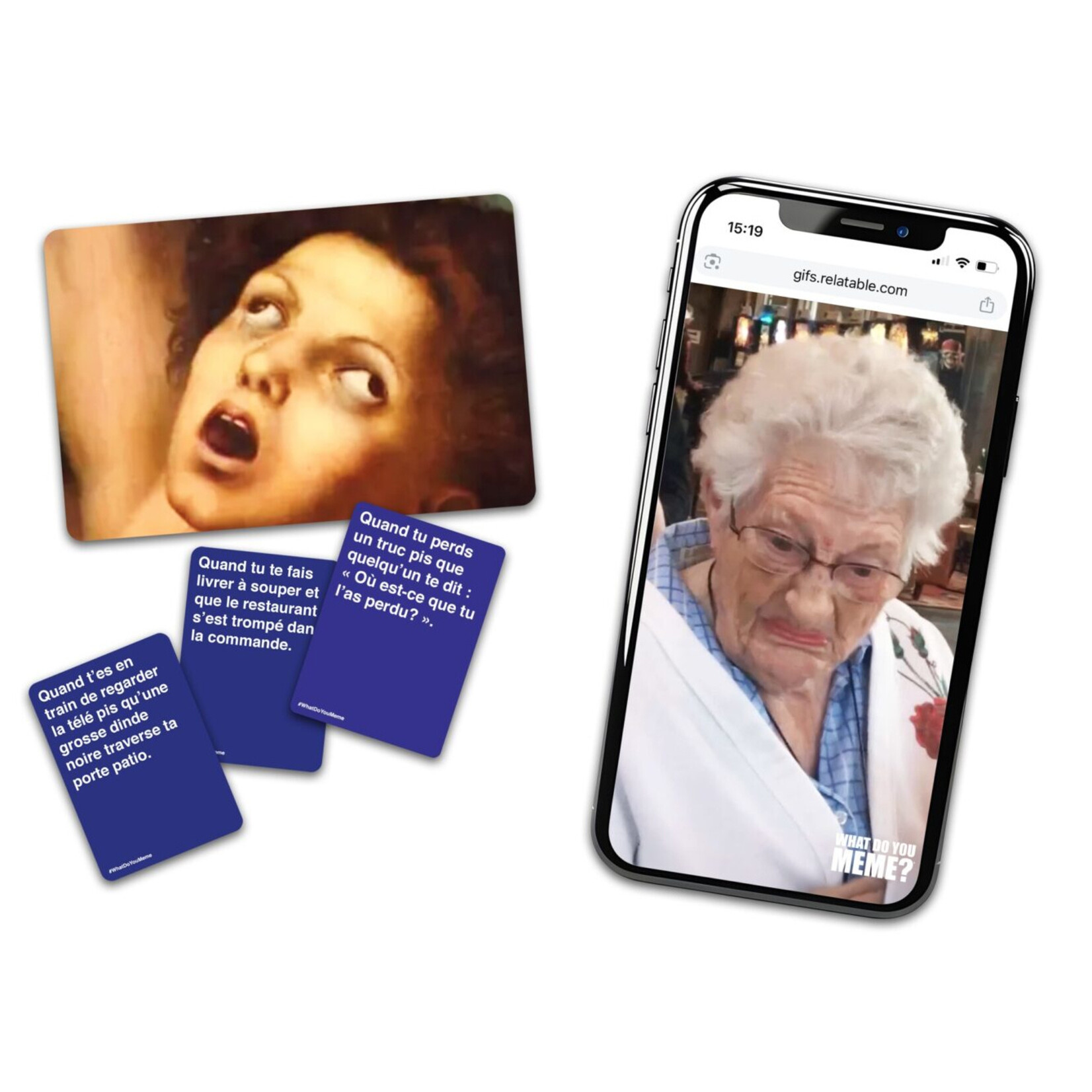 Randolph What do you meme ? Édition Québécoise gif Edition FR